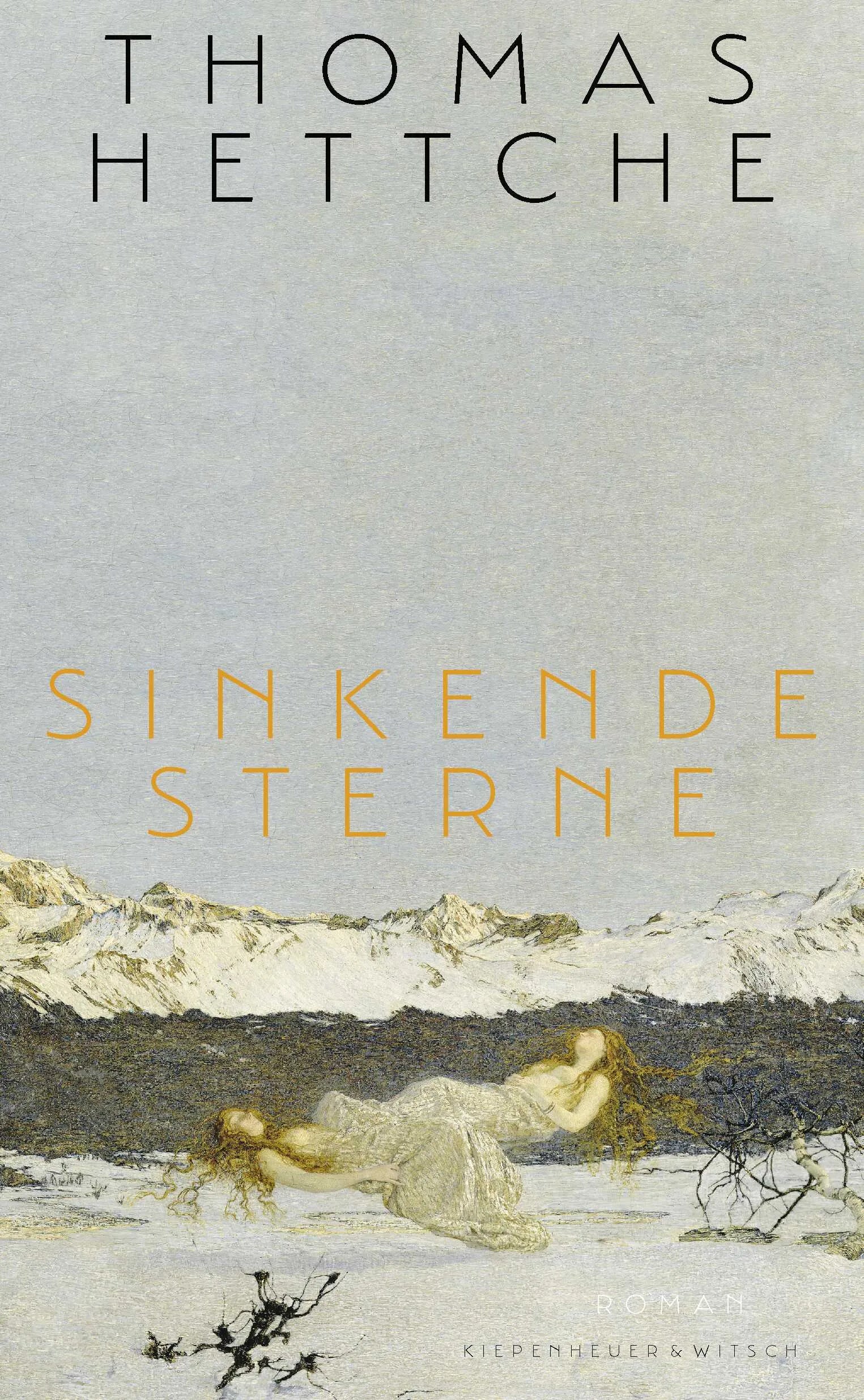 Buchcover von 'Sinkende Sterne' - Gebundene Ausgabe von Thomas Hettche