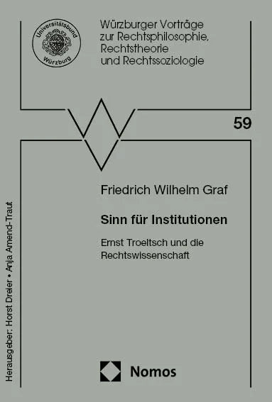 Cover: Sinn für Institutionen (E-Book) von Friedrich Wilhelm Graf