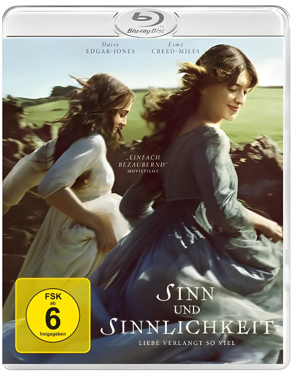 Blu-ray-Cover: Sinn und Sinnlichkeit. Regie: Georgia Oakley