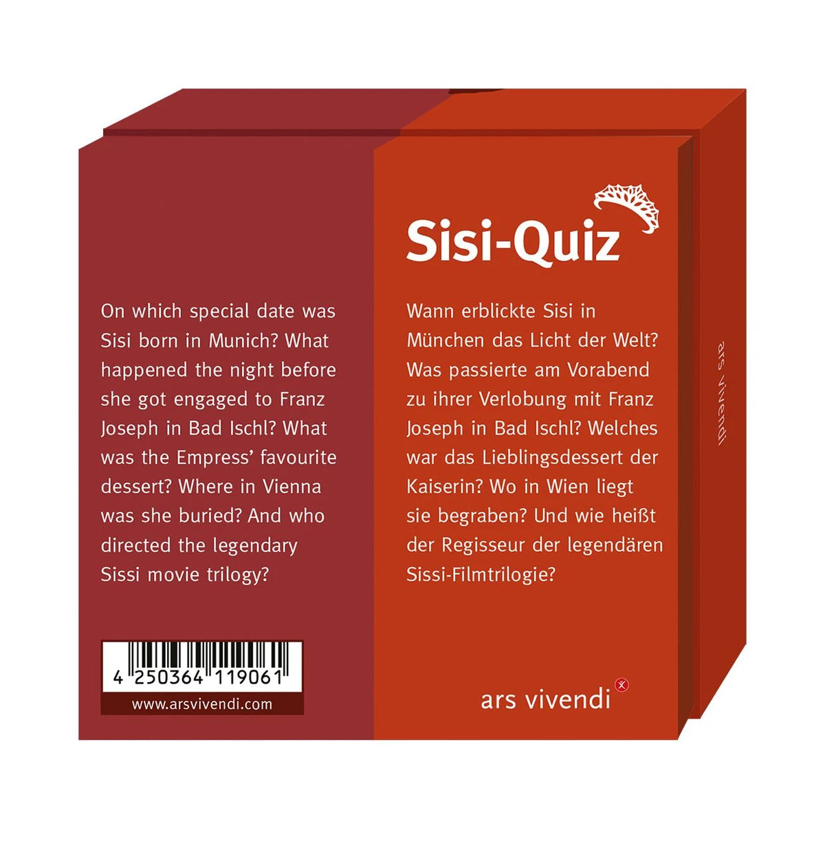 Sisi-Quiz (zweisprachig englisch / deutsch) – Ansicht