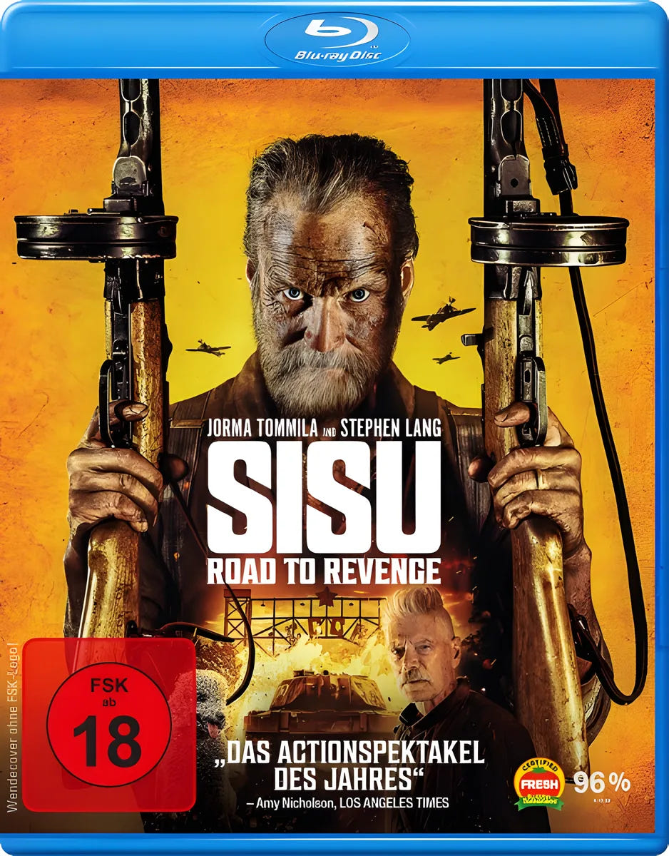 Blu-ray-Cover: Sisu: Road to Revenge. Regie: Jalmari Helander