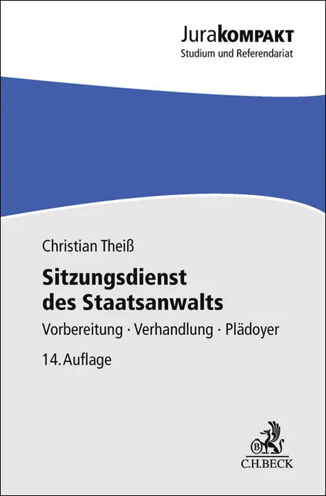 Buchcover von 'Sitzungsdienst des Staatsanwalts' - Taschenbuch von Christian Theiß