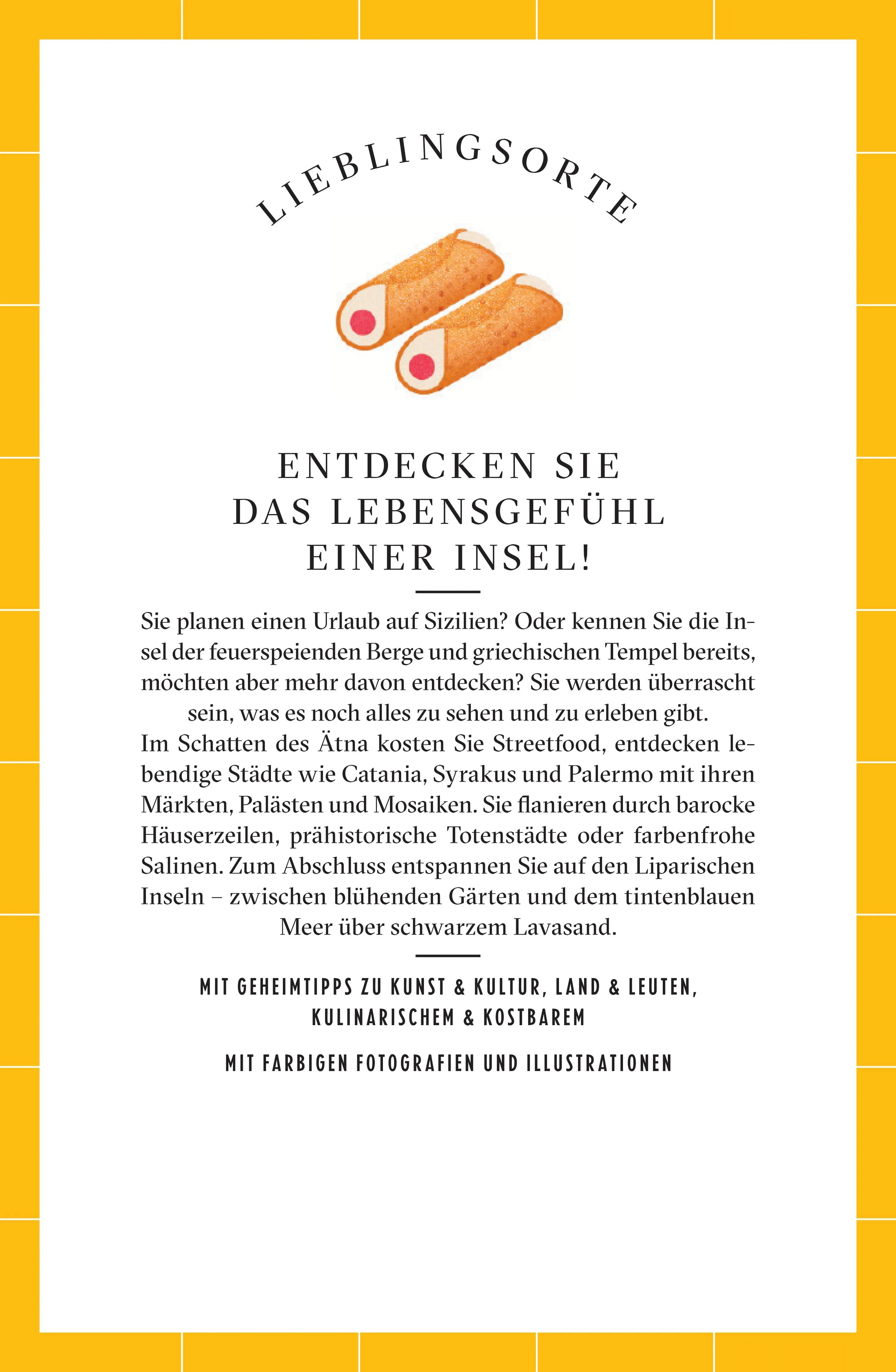 Rückseite: Sizilien Reiseführer LIEBLINGSORTE (Paperback)