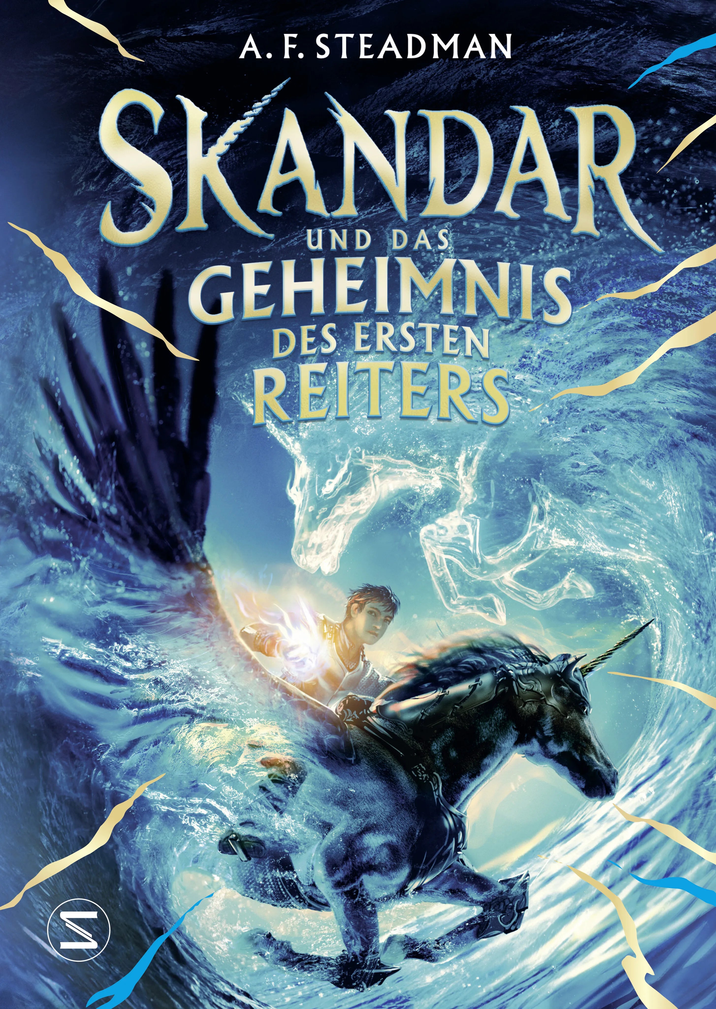 Buchcover von 'Skandar und das Geheimnis des Ersten Reiters' - Gebundene Ausgabe von A. F. Steadman