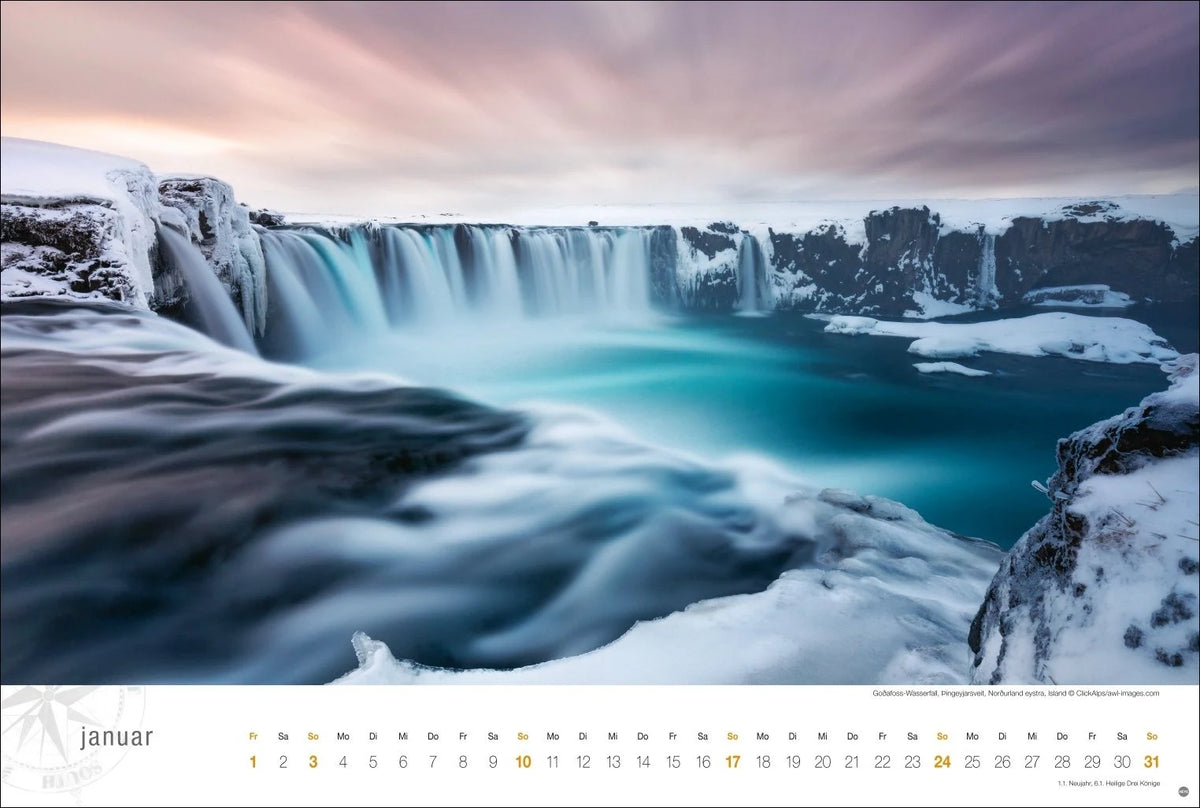 Skandinavien Globetrotter Kalender 2027 - Von stillen Wäldern, Seen und Fjorden – Ansicht
