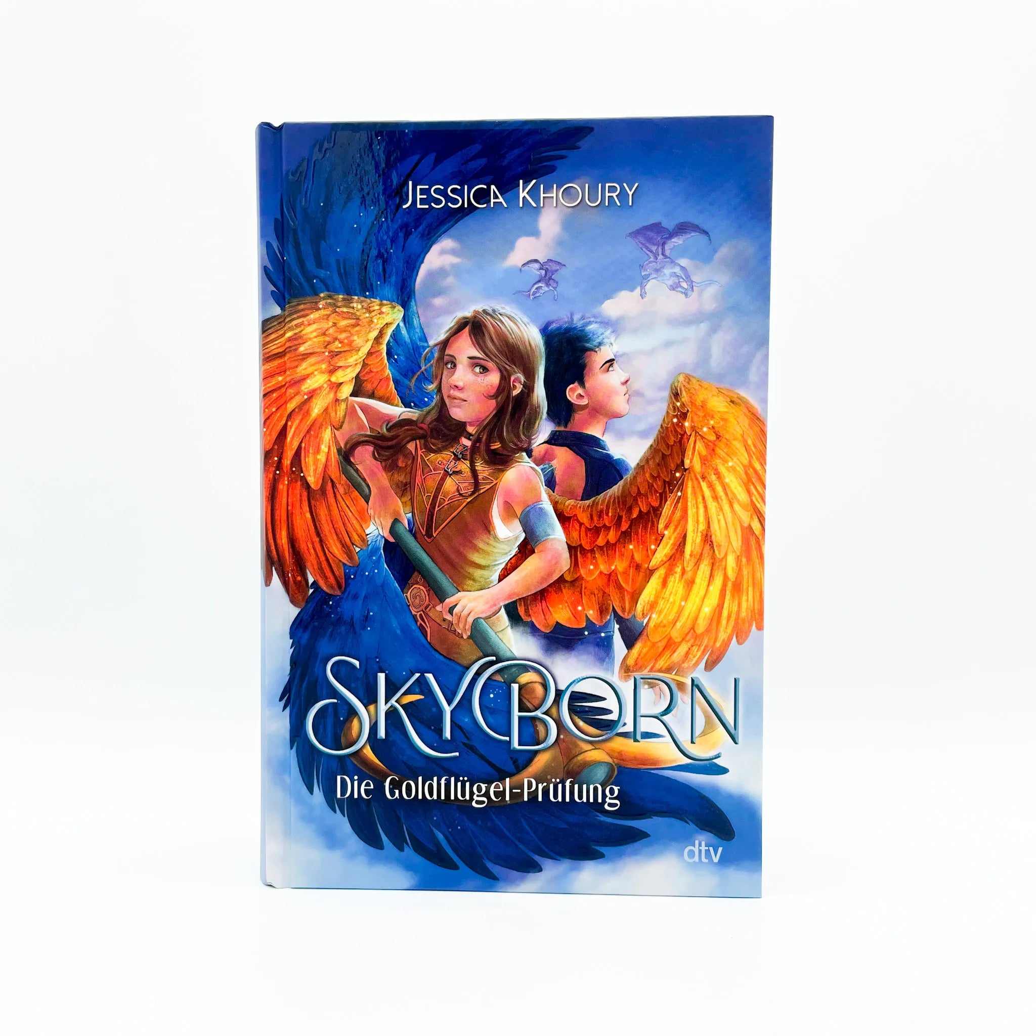 Produktansicht: Skyborn – Die Goldflügel-Prüfung (Gebundene Ausgabe)