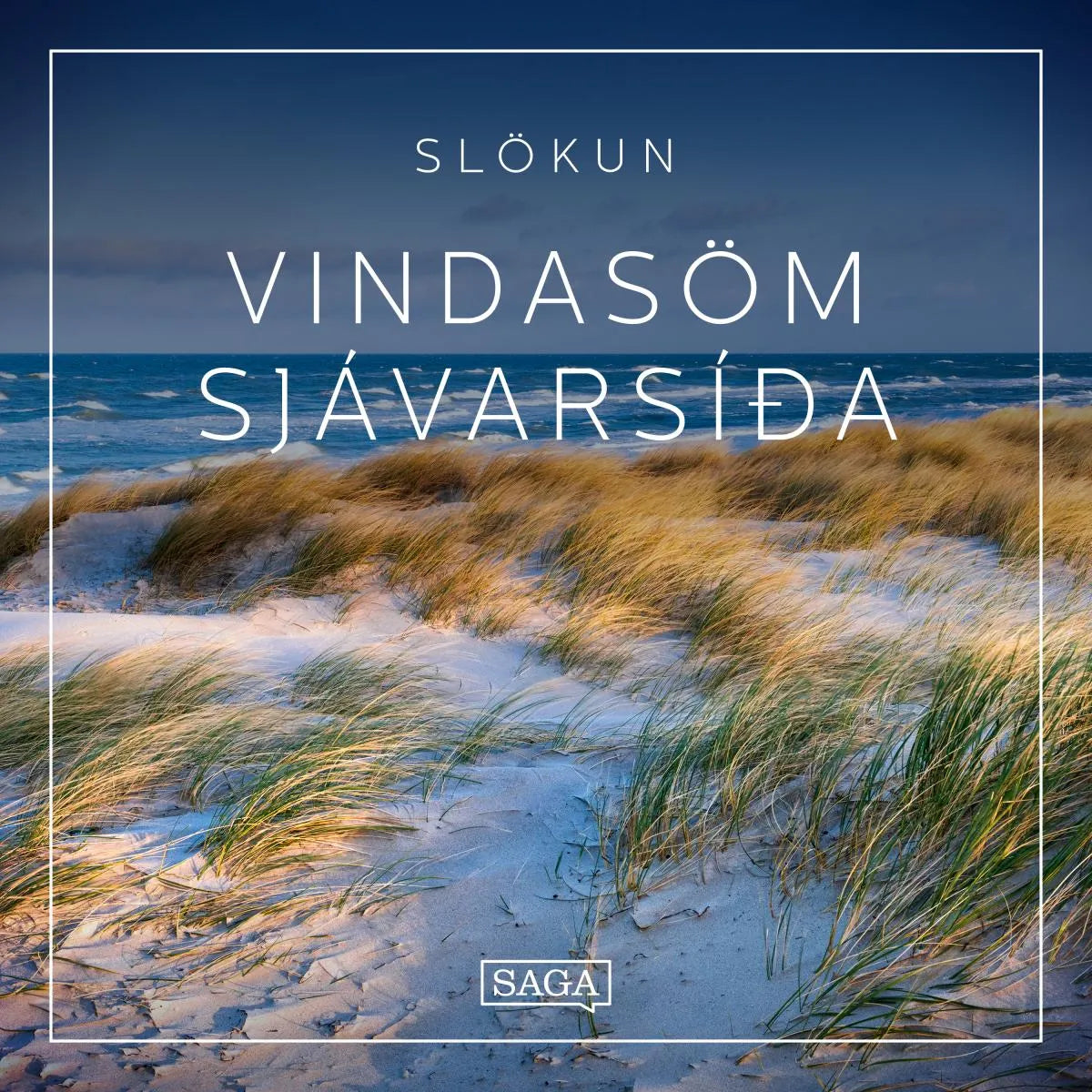 Cover: Slökun - Vindasöm sjávarsíða (Hörbuch Download) von Rasmus Broe