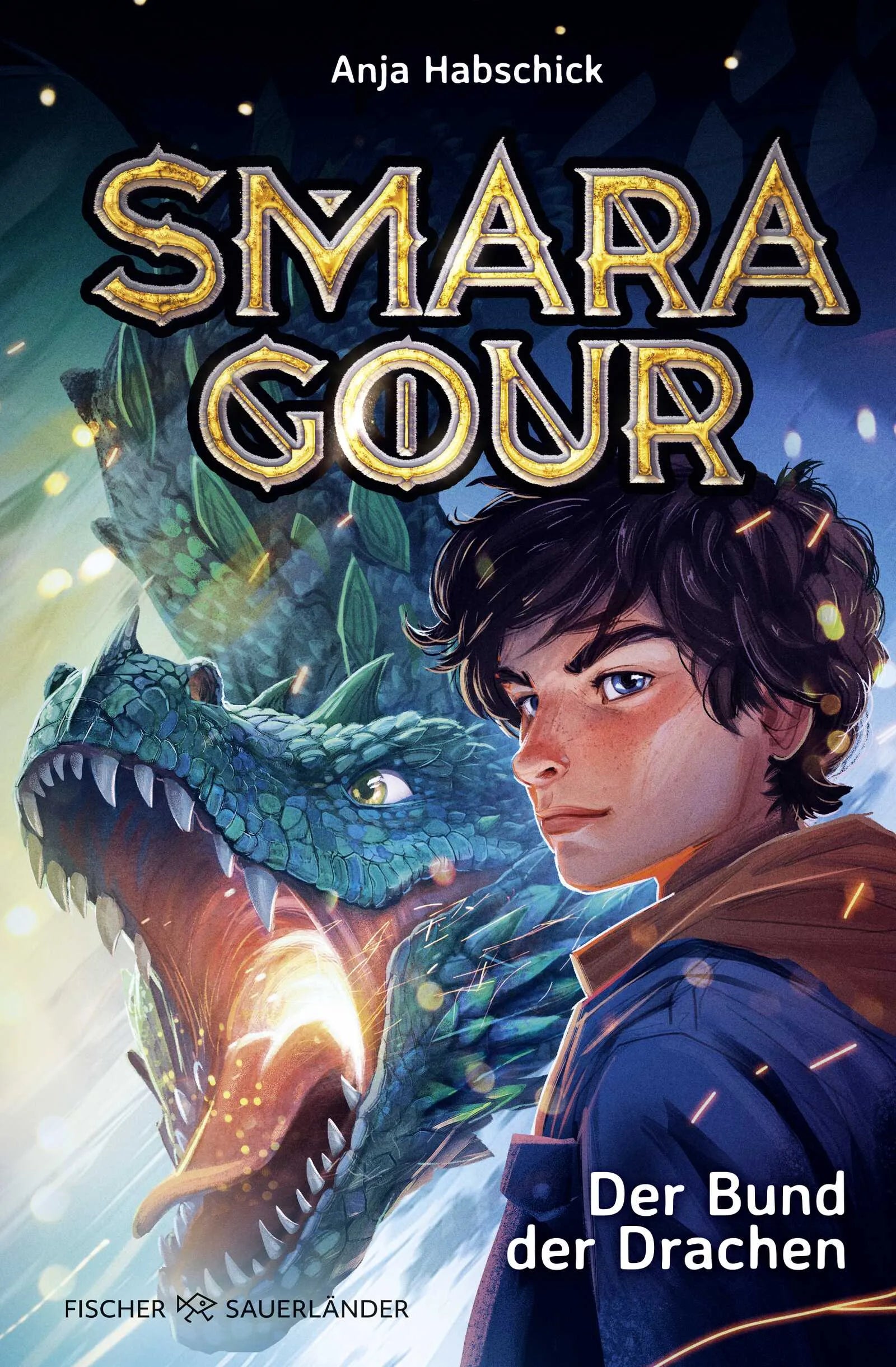 Buchcover von 'Smaragour – Der Bund der Drachen' - Gebundene Ausgabe von Anja Habschick