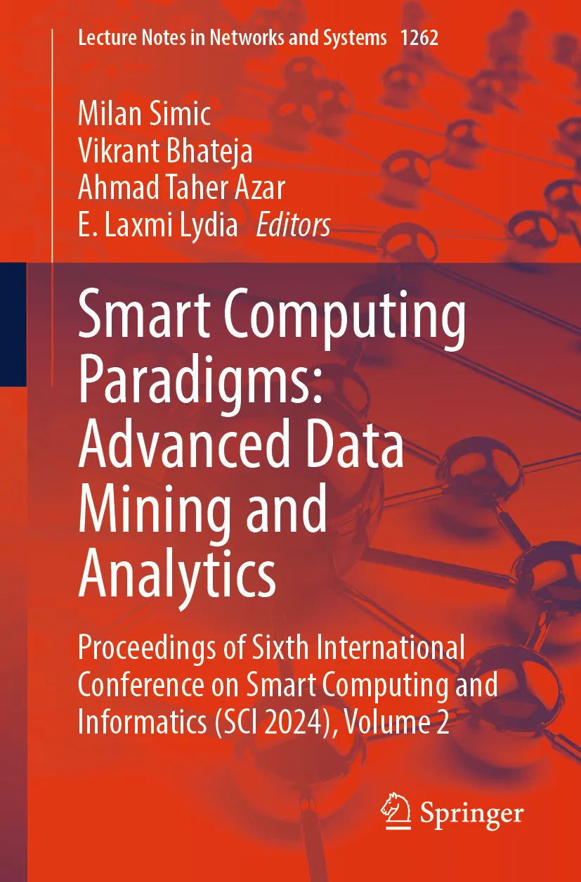 Cover: Smart Computing Paradigms: Advanced Data Mining and Analytics (E-Book)