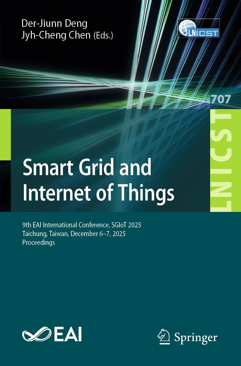 Cover: Smart Grid and Internet of Things (E-Book) von Der-Jiunn Deng