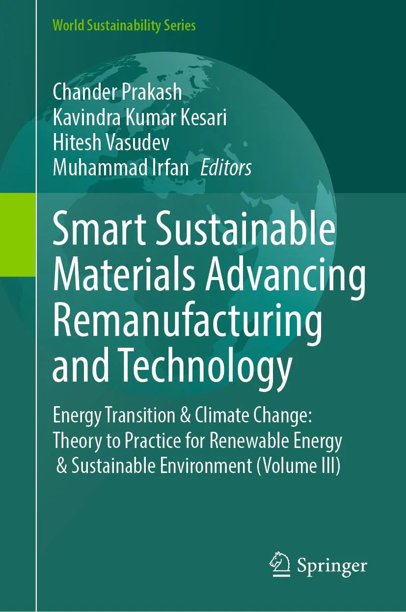 Cover: Smart Sustainable Materials Advancing Remanufacturing and Technology (E-Book) von Chander Prakash