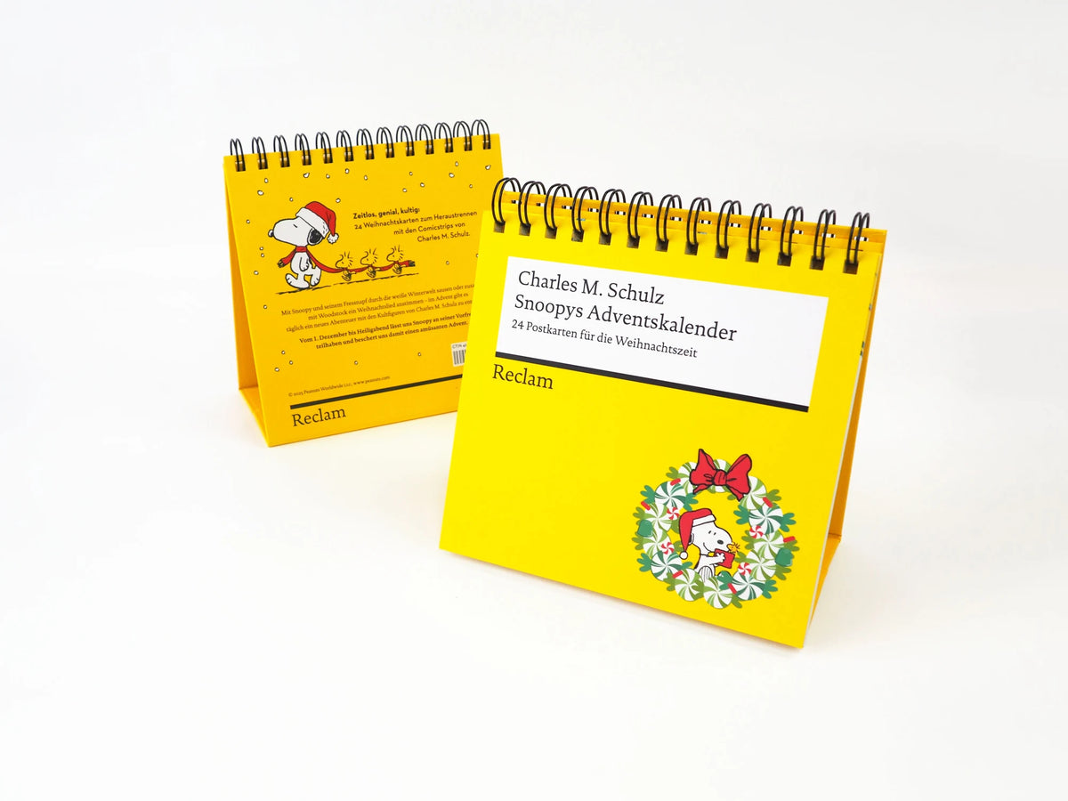 Snoopys Adventskalender. 24 Postkarten für die Weihnachtszeit (Advents-Postkartenaufsteller) – Ansicht