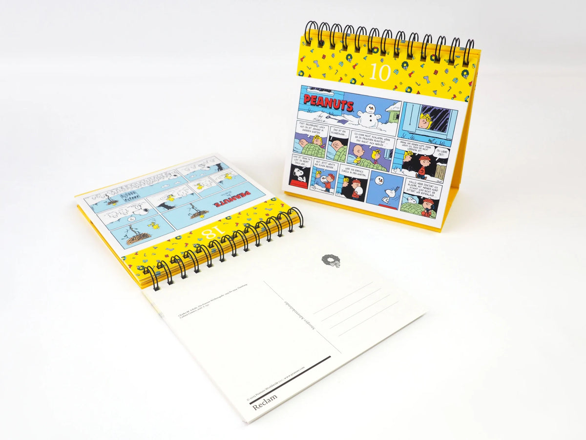 Snoopys Adventskalender. 24 Postkarten für die Weihnachtszeit (Advents-Postkartenaufsteller) – Ansicht