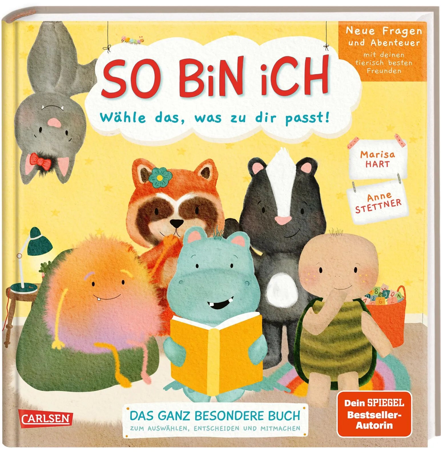 Buchcover von 'So bin ich - Neue Fragen und Abenteuer mit deinen tierisch besten Freunden' - Gebundene Ausgabe von Marisa Hart