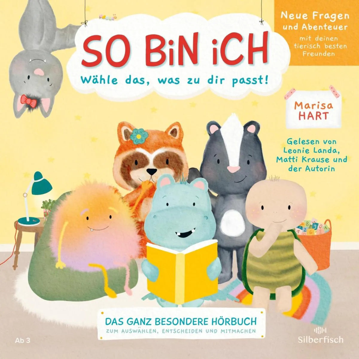 Cover: So bin ich - Neue Fragen und Abenteuer mit deinen tierisch besten Freunden (Hörbuch Download) von Marisa Hart