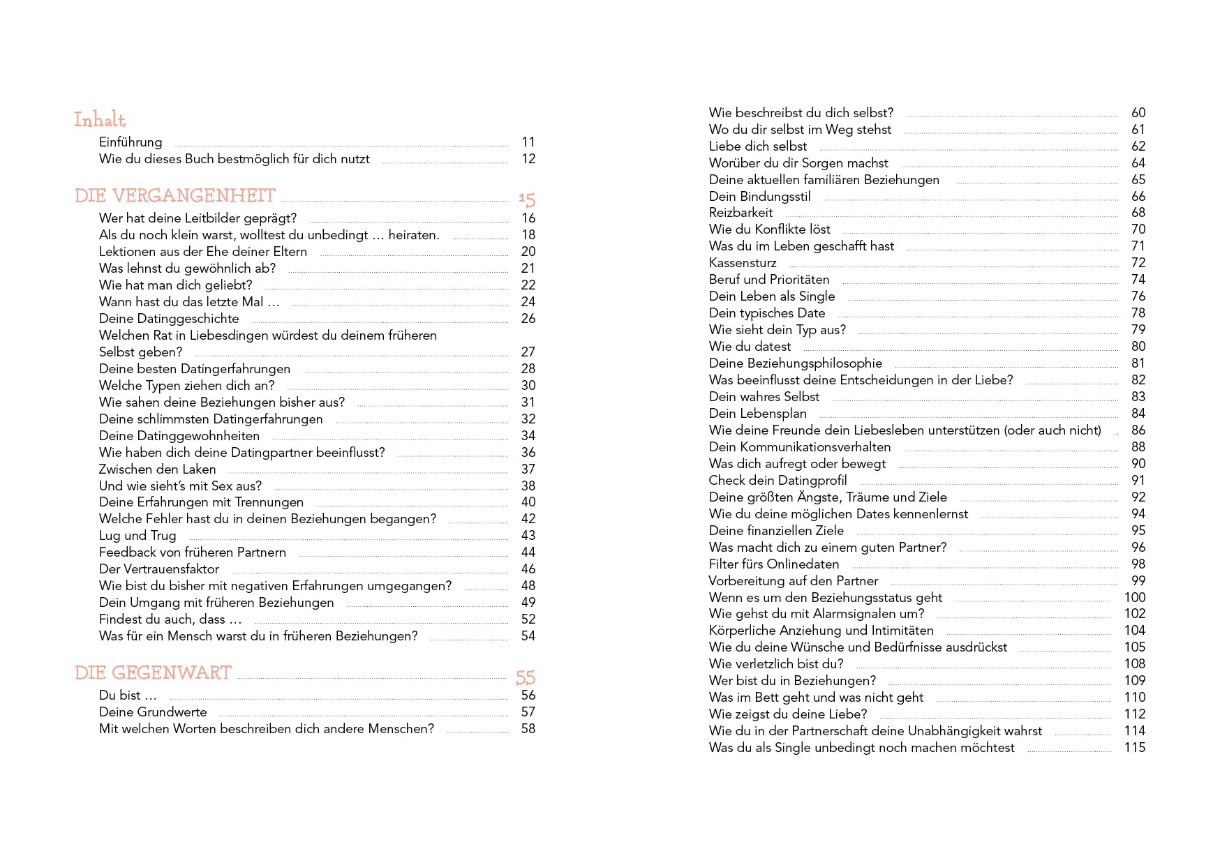 Innenansicht von 'So findest du die Liebe deines Lebens' - Taschenbuch