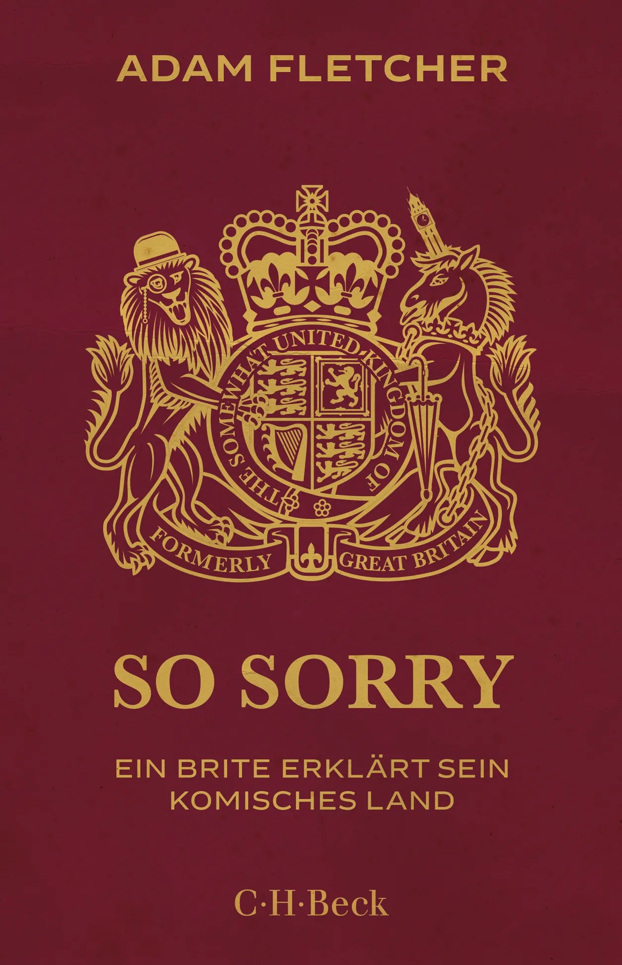 Buchcover von 'So sorry' - Taschenbuch von Adam Fletcher