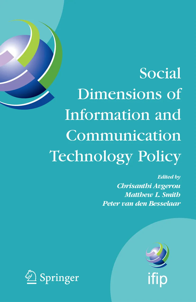 Cover: Social Dimensions of Information and Communication Technology Policy (E-Book) von Chrisanthi Avgerou