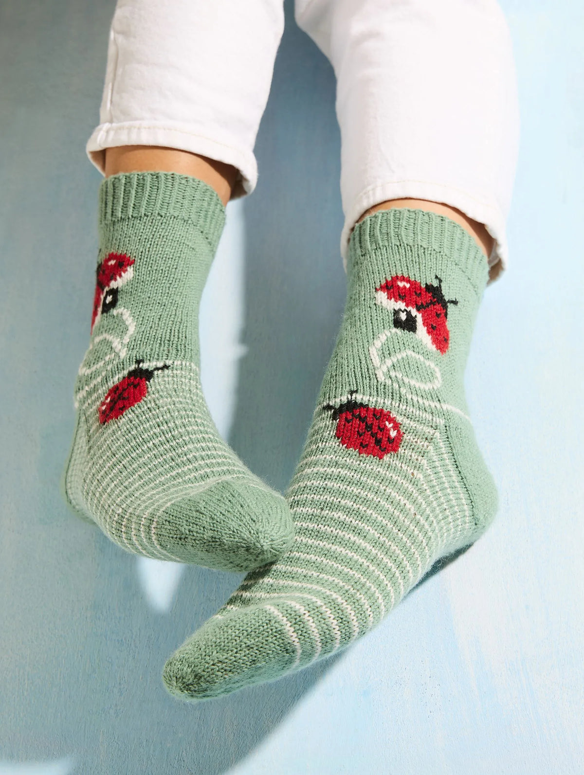 Detailansicht: Socken stricken durch das Jahr (Hardcover)