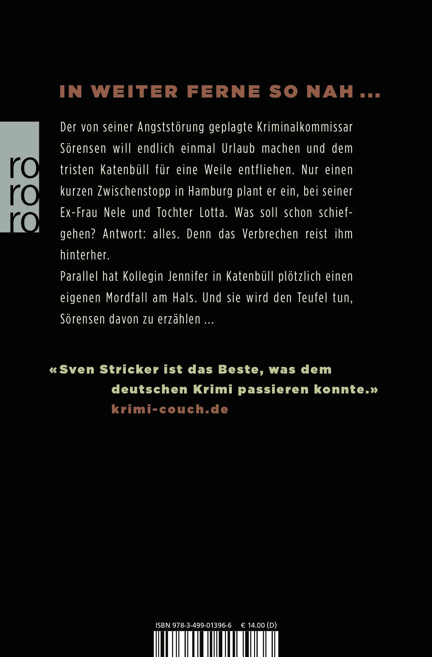 Rückseite: Sörensen macht Urlaub (Taschenbuch)