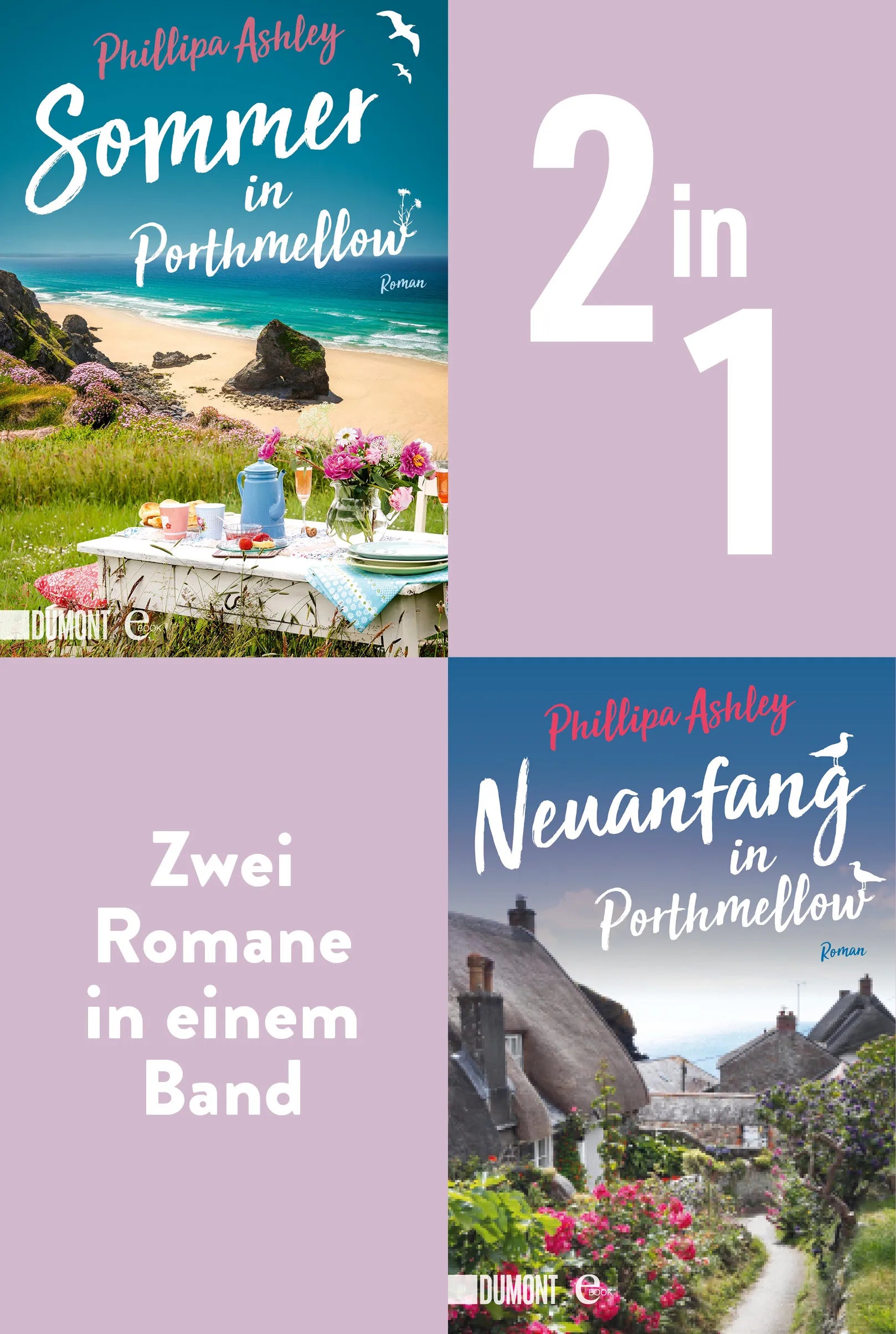 Cover: Sommer in Porthmellow & Neuanfang in Porthmellow (E-Book) von Phillipa Ashley