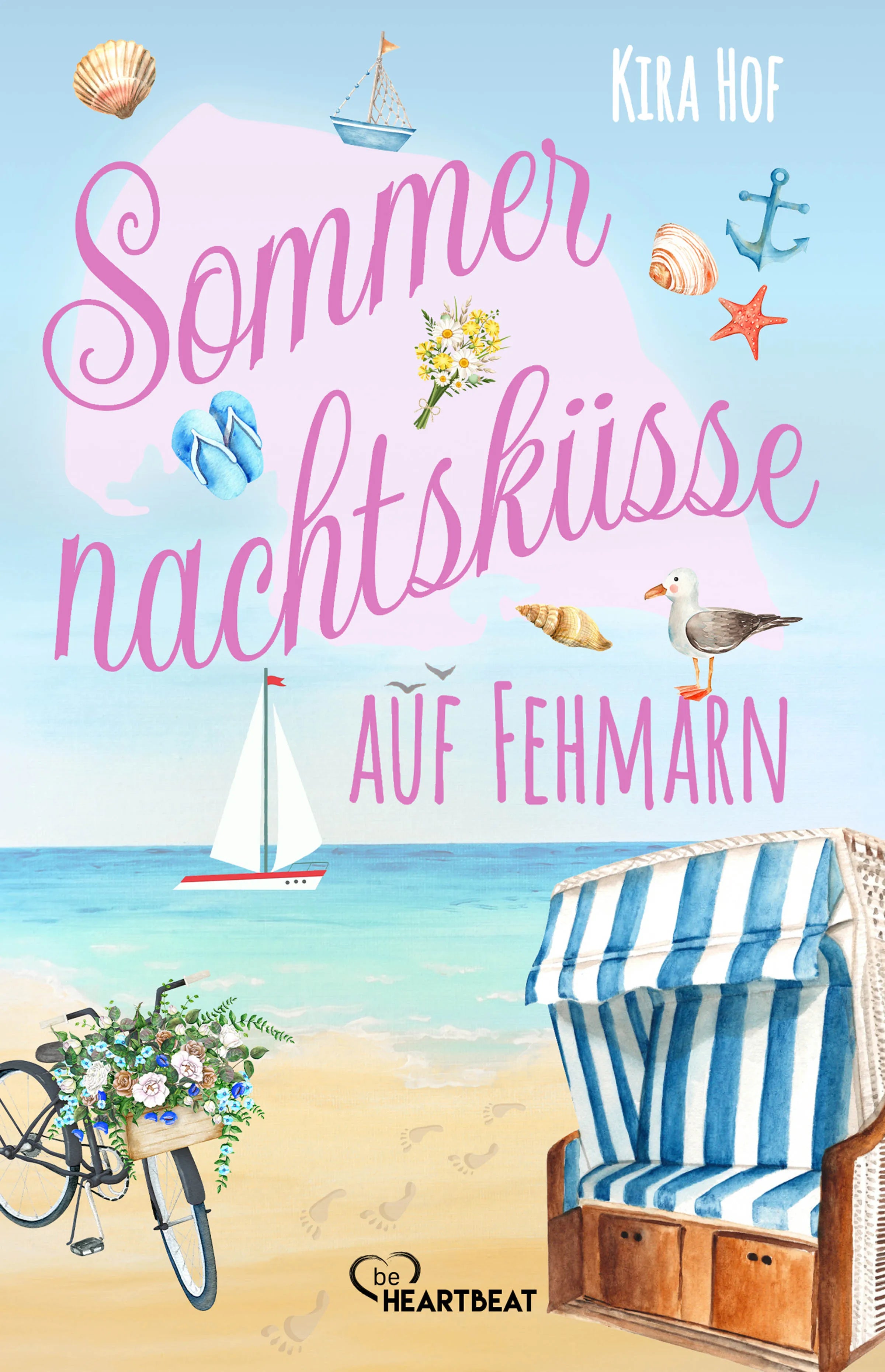 Buchcover von 'Sommernachtsküsse auf Fehmarn' - Taschenbuch von Kira Hof