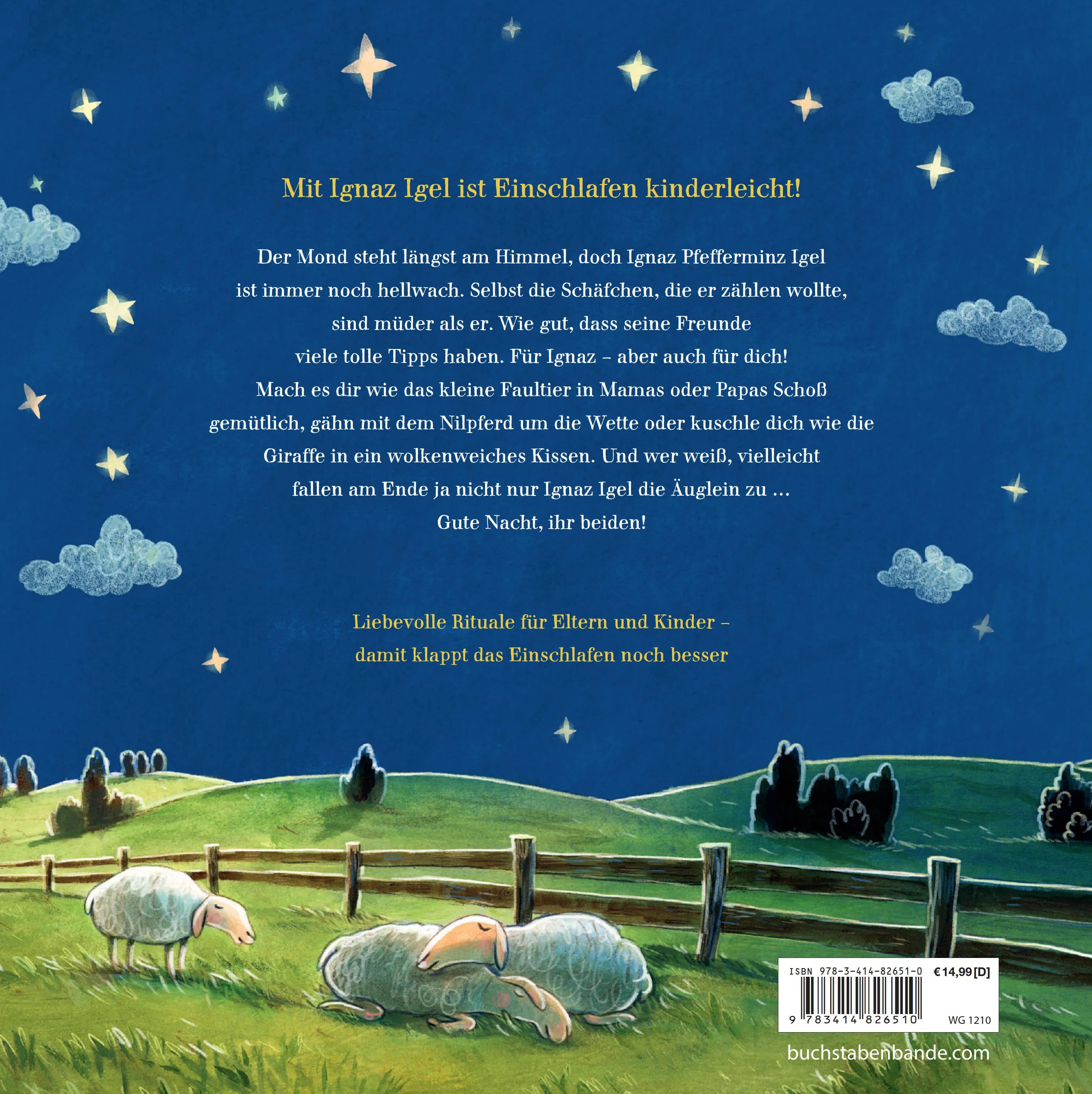 Produktansicht: Träum schön, Ignaz Igel! - Mit vielen Einschlaftipps (Gebundene Ausgabe)