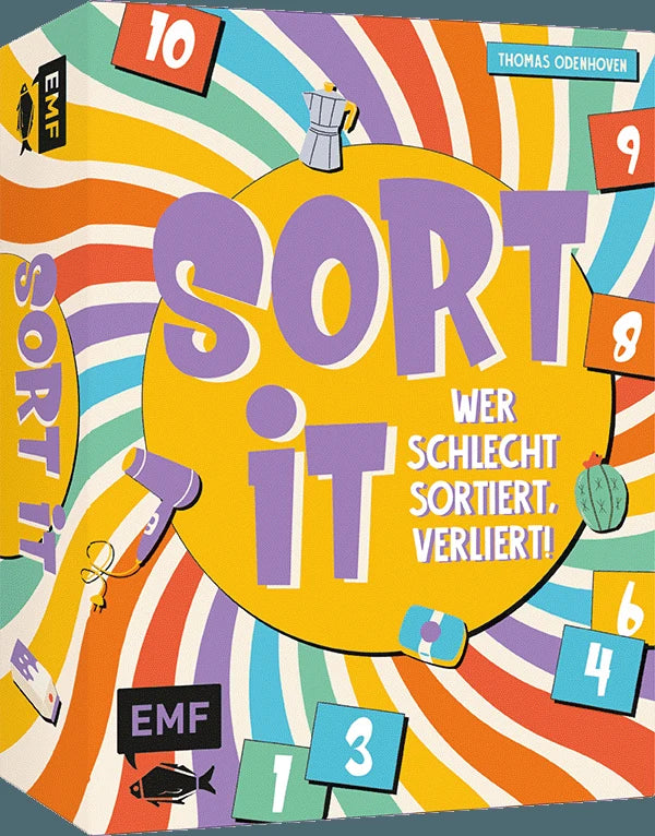 Kartenspiel: Sort it – Wer schlecht sortiert, verliert! – Ansicht