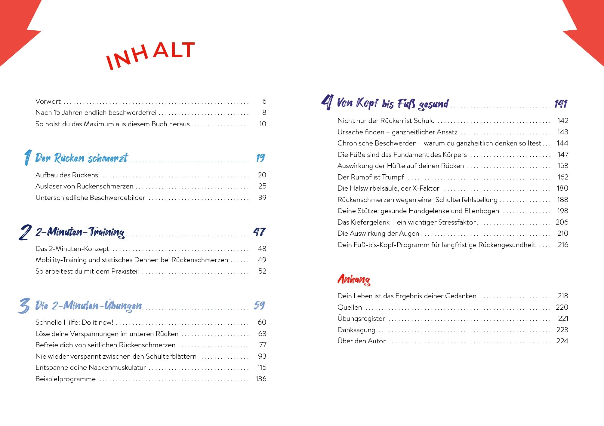 Innenansicht von 'SOS, ich habe Rücken' - Taschenbuch