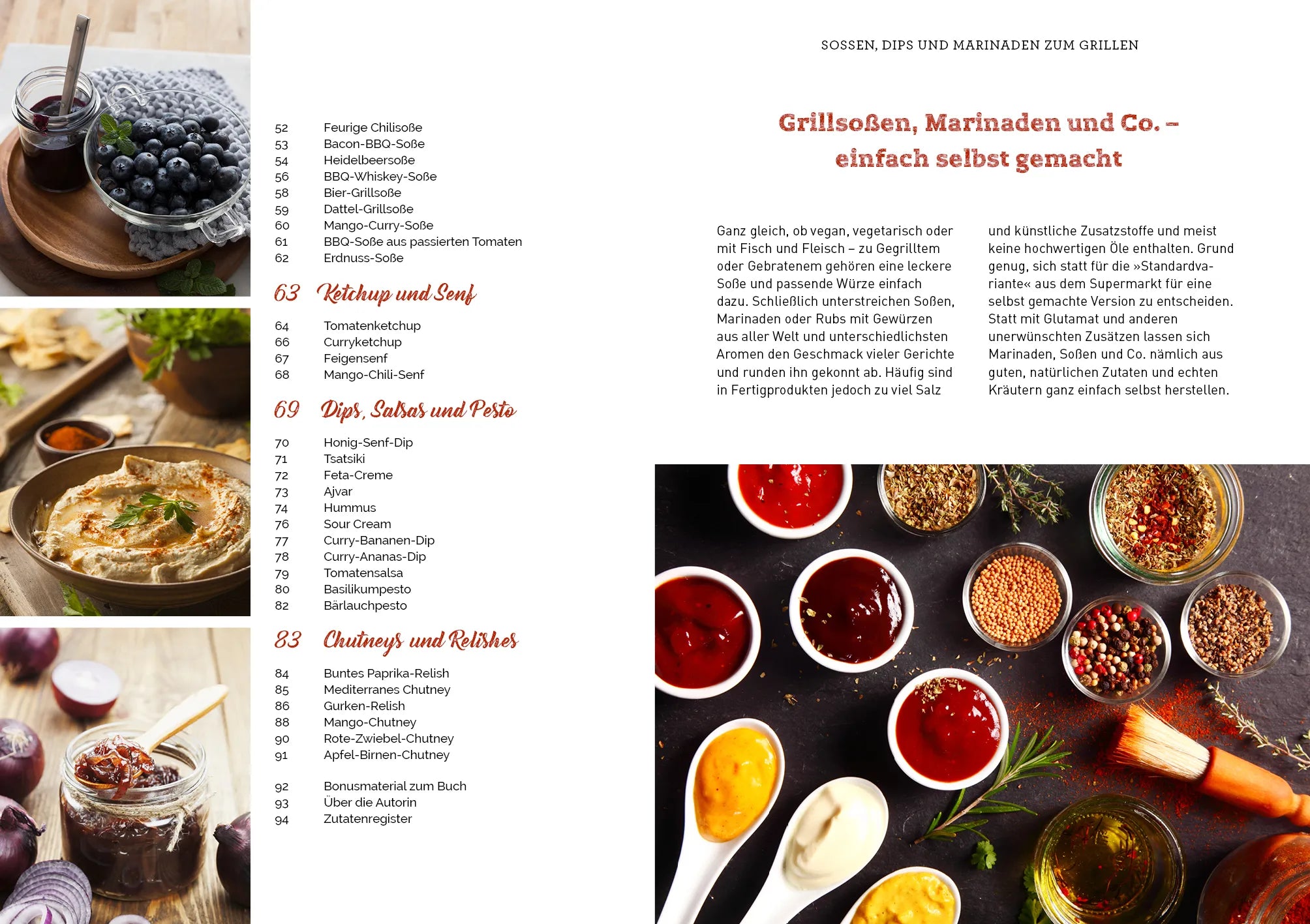 Innenansicht von 'Soßen, Dips und Marinaden zum Grillen' - Taschenbuch
