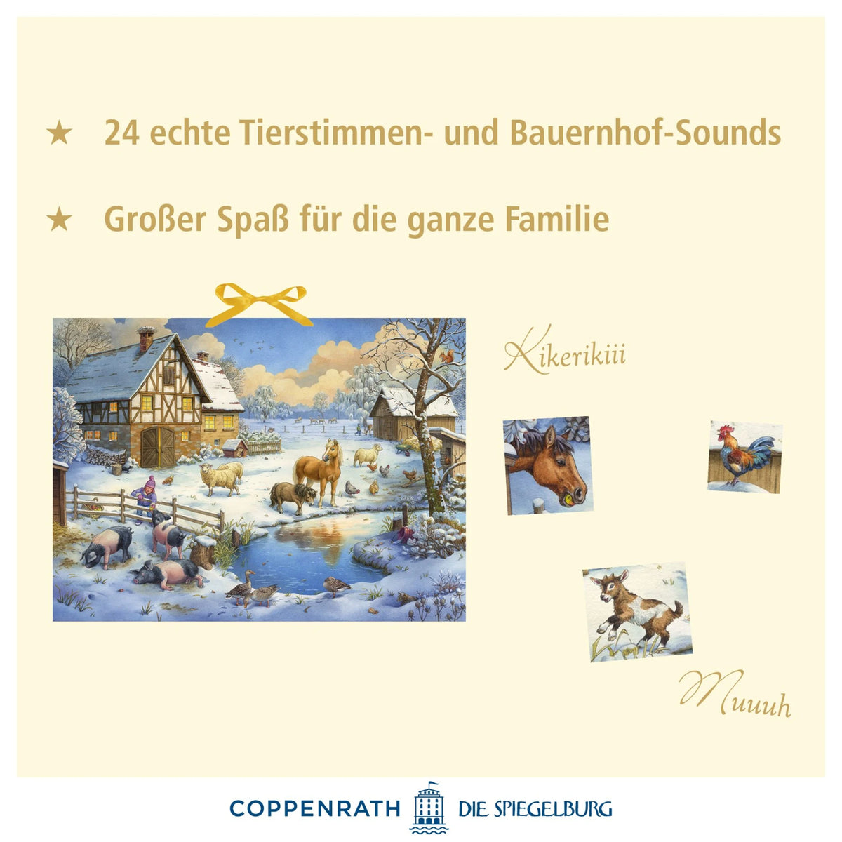 Sound-Adventskalender – Unsere Tiere auf dem Land – Ansicht