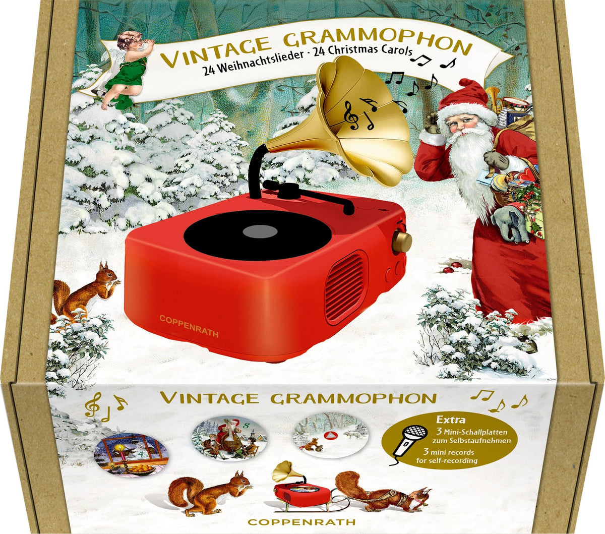 Sound-Adventskalender – Vintage-Grammophon – Ansicht