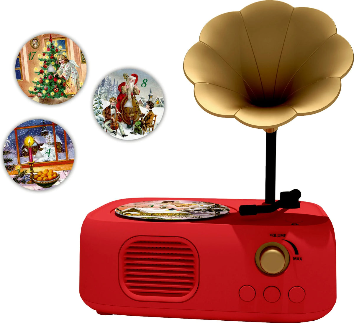Adventskalender: Sound-Adventskalender – Vintage-Grammophon