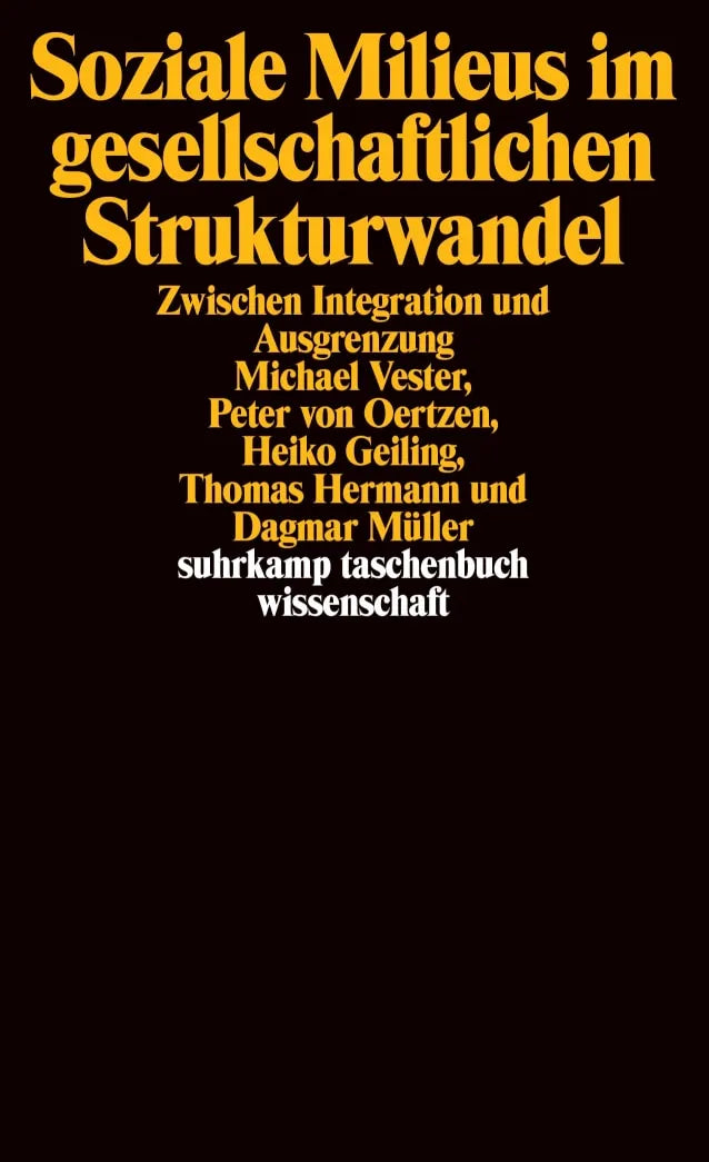Buchcover von 'Soziale Milieus im gesellschaftlichen Strukturwandel' - Taschenbuch von Michael Vester