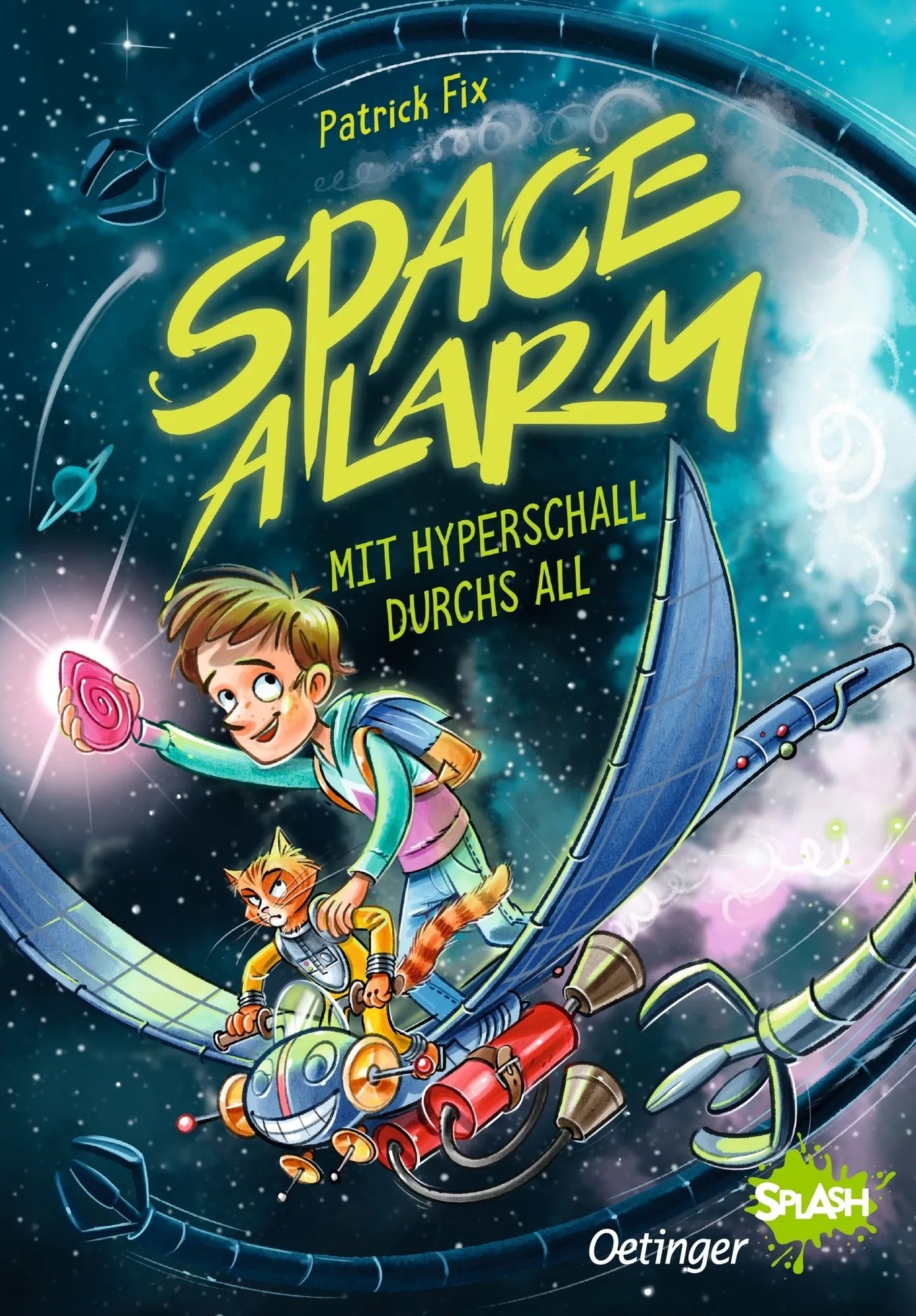 Buchcover von 'Space Alarm 1. Mit Hyperschall durchs All' - Gebundene Ausgabe von Patrick Fix