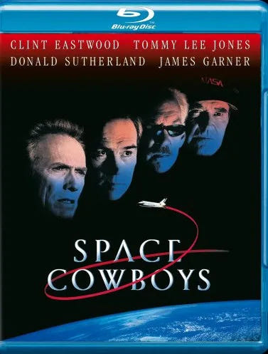 Blu-ray-Cover: Space Cowboys. Regie: Clint Eastwood