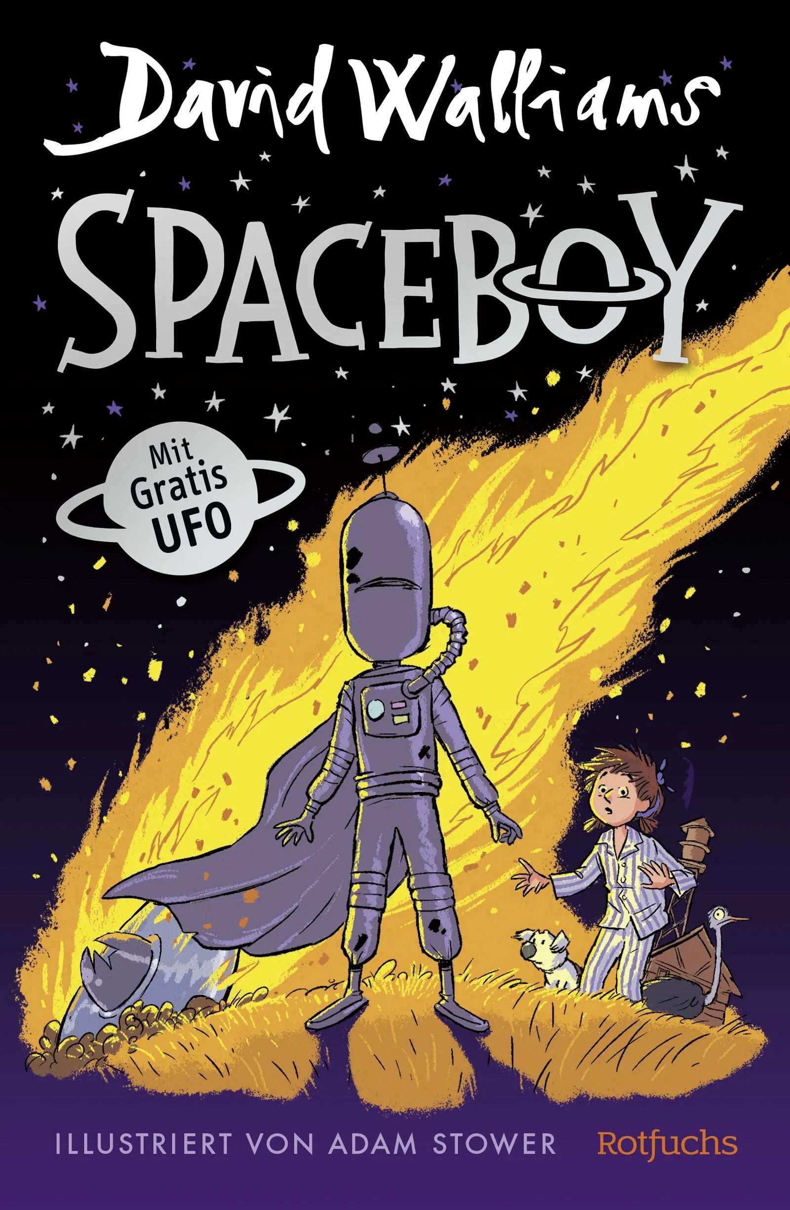 Buchcover von 'Spaceboy' - Gebundene Ausgabe von David Walliams