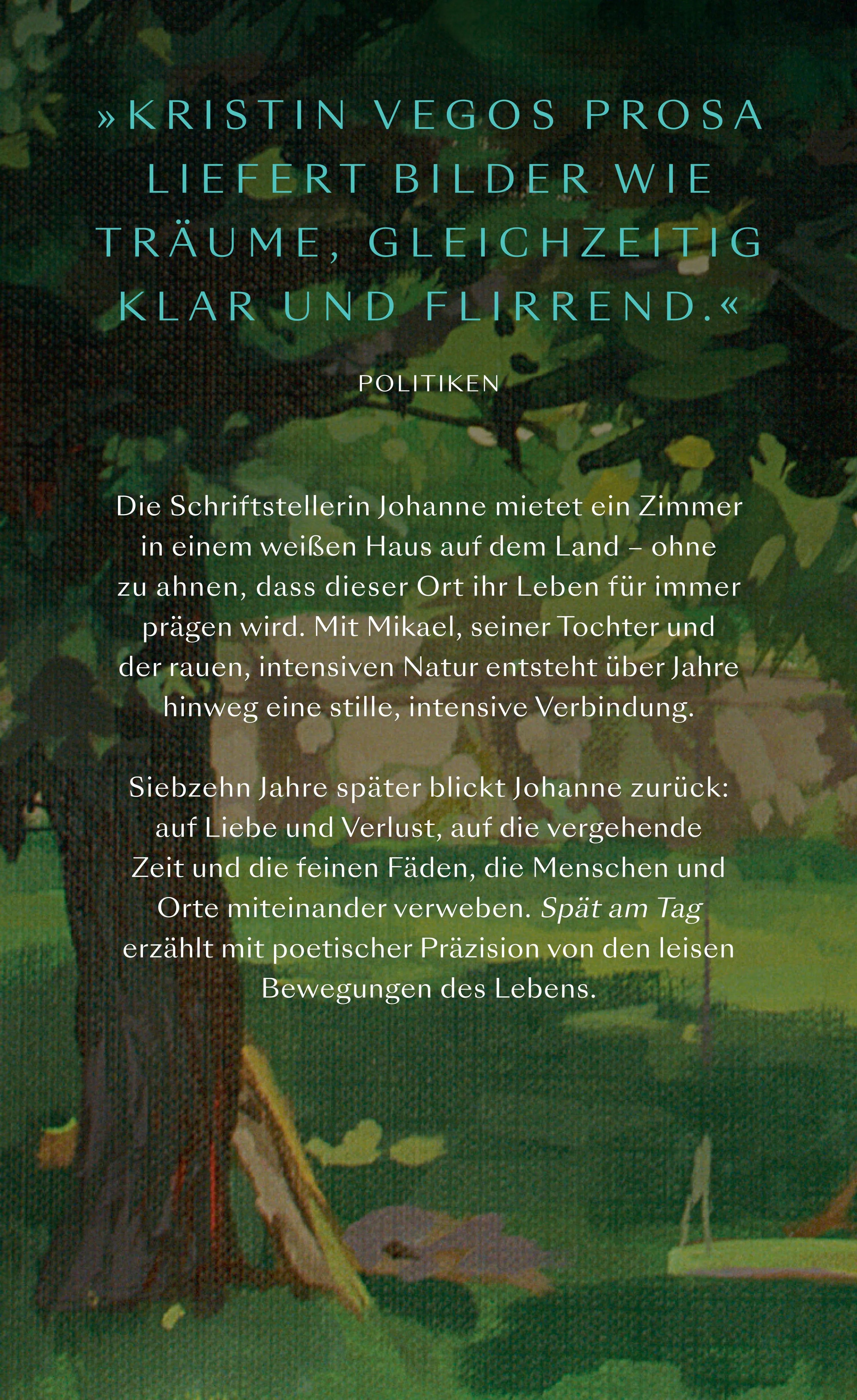 Rückseite: Spät am Tag (Hardcover)