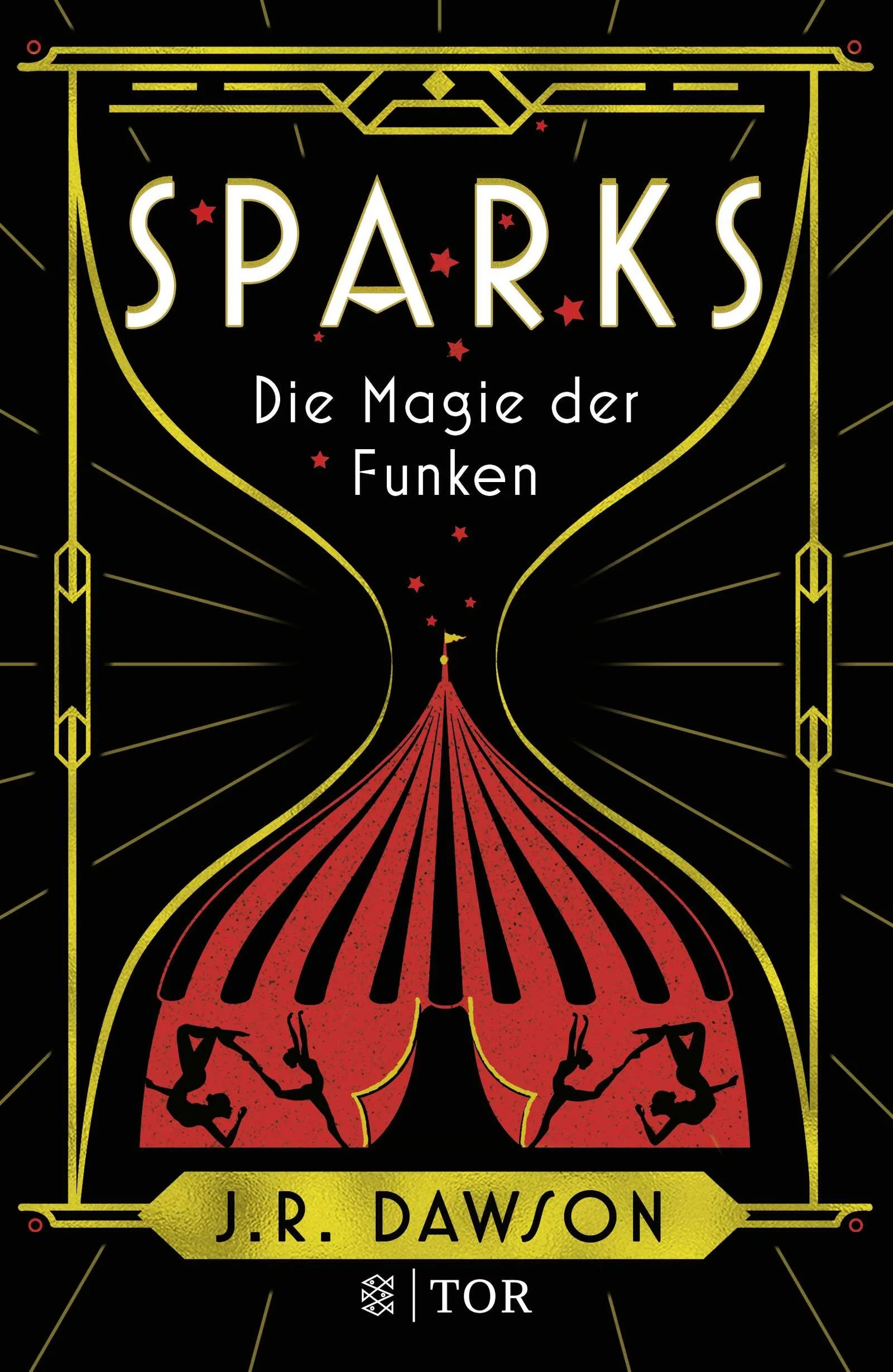 Buchcover von 'Sparks' - Gebundene Ausgabe von J.R. Dawson