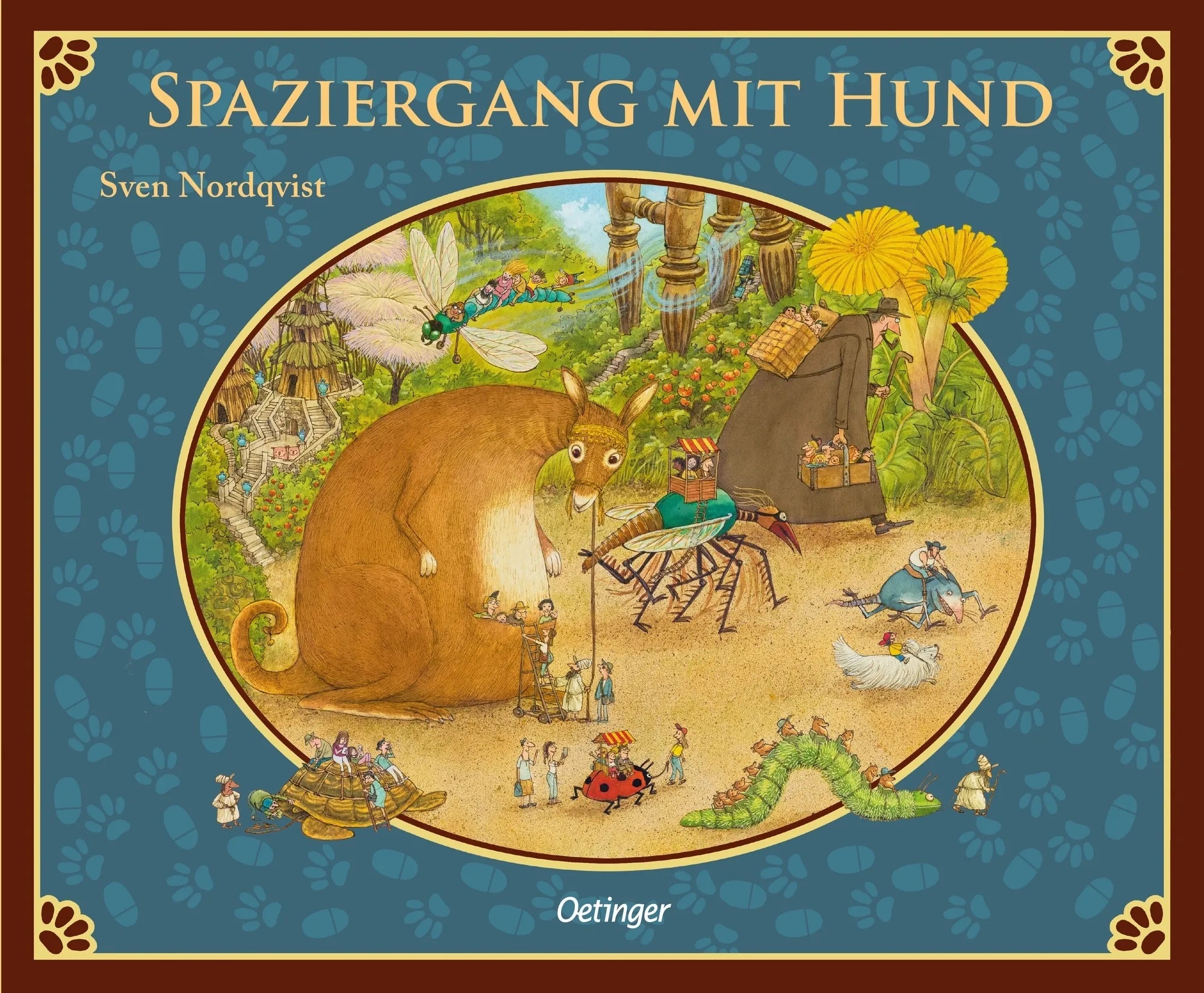 Buchcover von 'Spaziergang mit Hund' - Gebundene Ausgabe von Sven Nordqvist