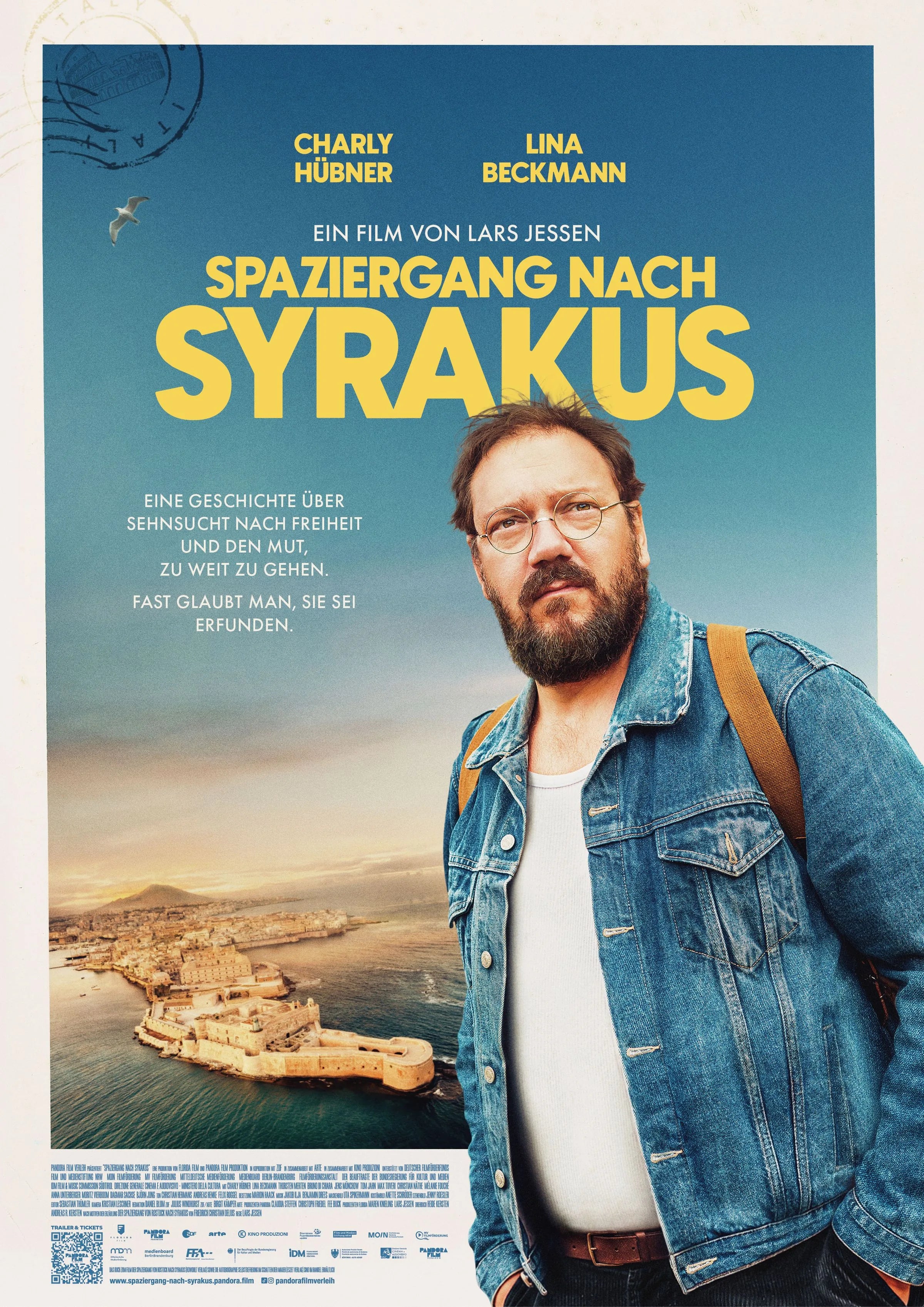 Blu-ray-Cover: Spaziergang nach Syrakus. Regie: Lars Jessen