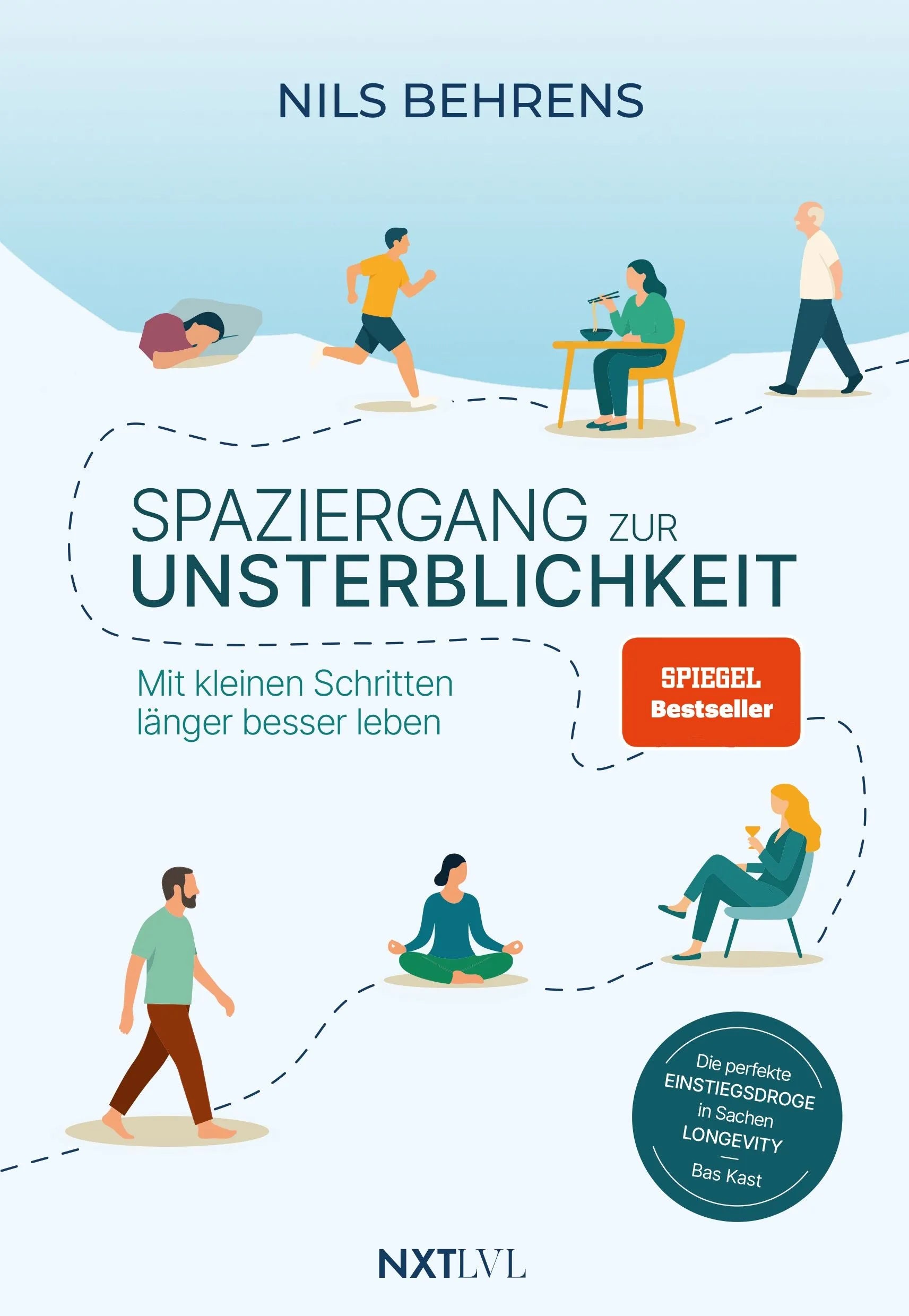 Cover: Spaziergang zur Unsterblichkeit (Hardcover) von Nils Behrens