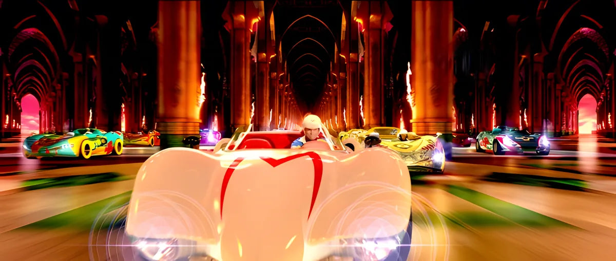 Filmszene 3 aus Speed Racer (Steelbook) – 4K UHD Blu-ray. Regie: The Wachowskis