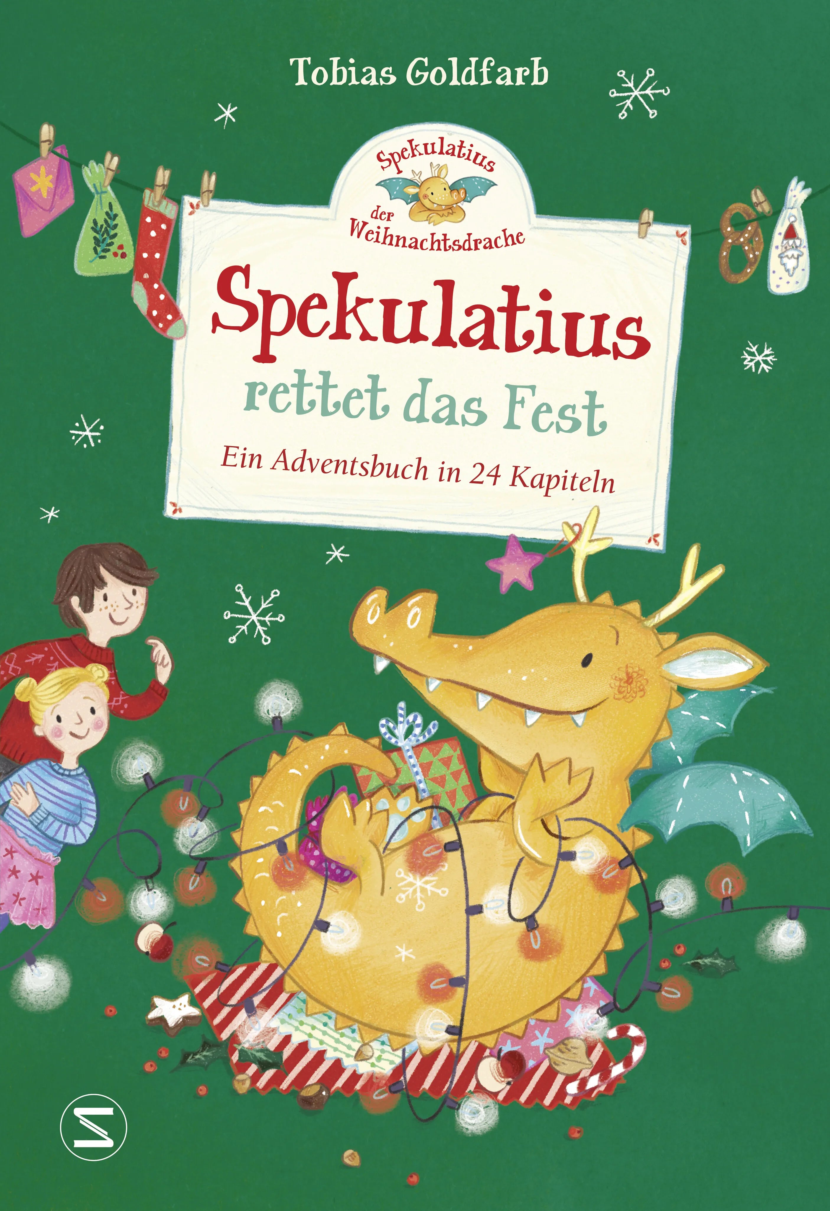 Buchcover von 'Spekulatius, der Weihnachtsdrache. Spekulatius rettet das Fest' - Gebundene Ausgabe von Tobias Goldfarb