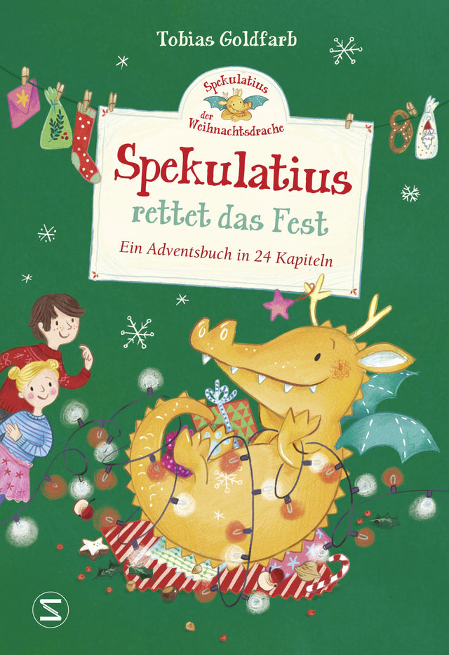 Buchcover von 'Spekulatius, der Weihnachtsdrache. Spekulatius rettet das Fest' - Gebundene Ausgabe von Tobias Goldfarb