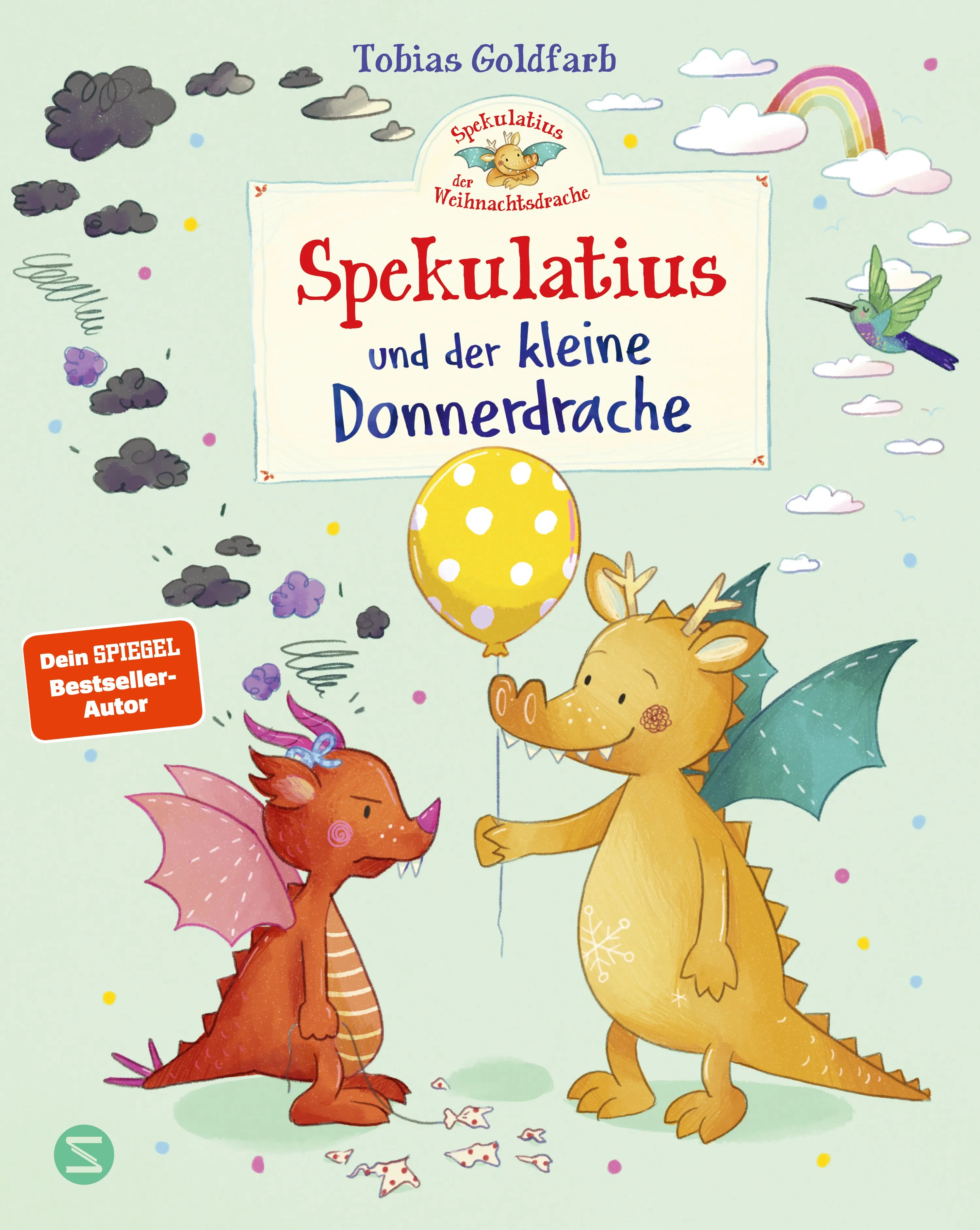 Buchcover von 'Spekulatius der Weihnachtsdrache. Spekulatius und der kleine Donnerdrache' - Gebundene Ausgabe von Tobias Goldfarb