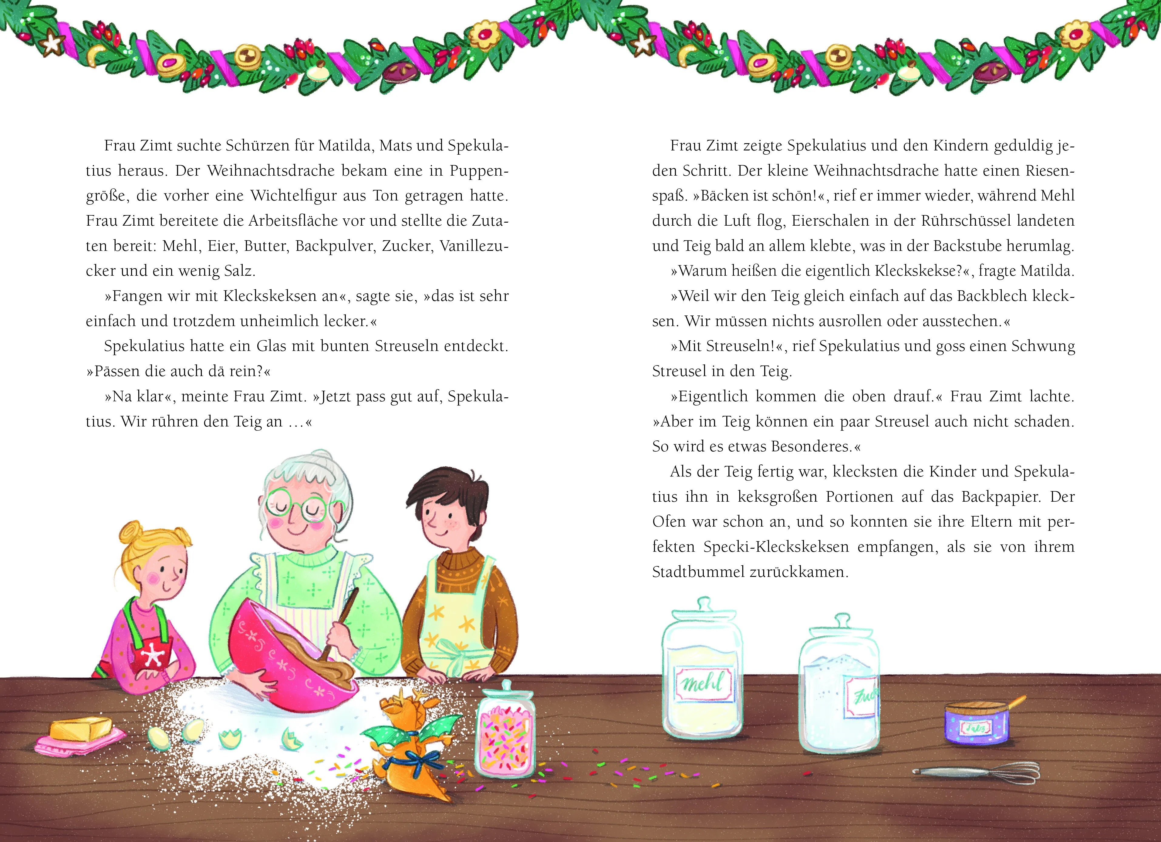 Detailansicht: Spekulatius, der Weihnachtsdrache. Spekulatius und das Lebkuchenwunder (Hardcover)