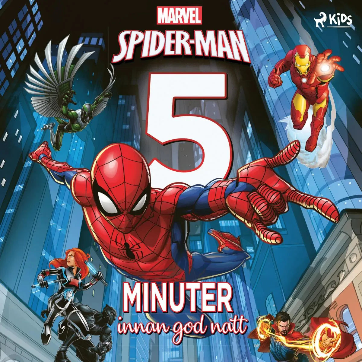 Cover: Spider-Man - 5 minuter innan god natt (Hörbuch Download) von Marvel