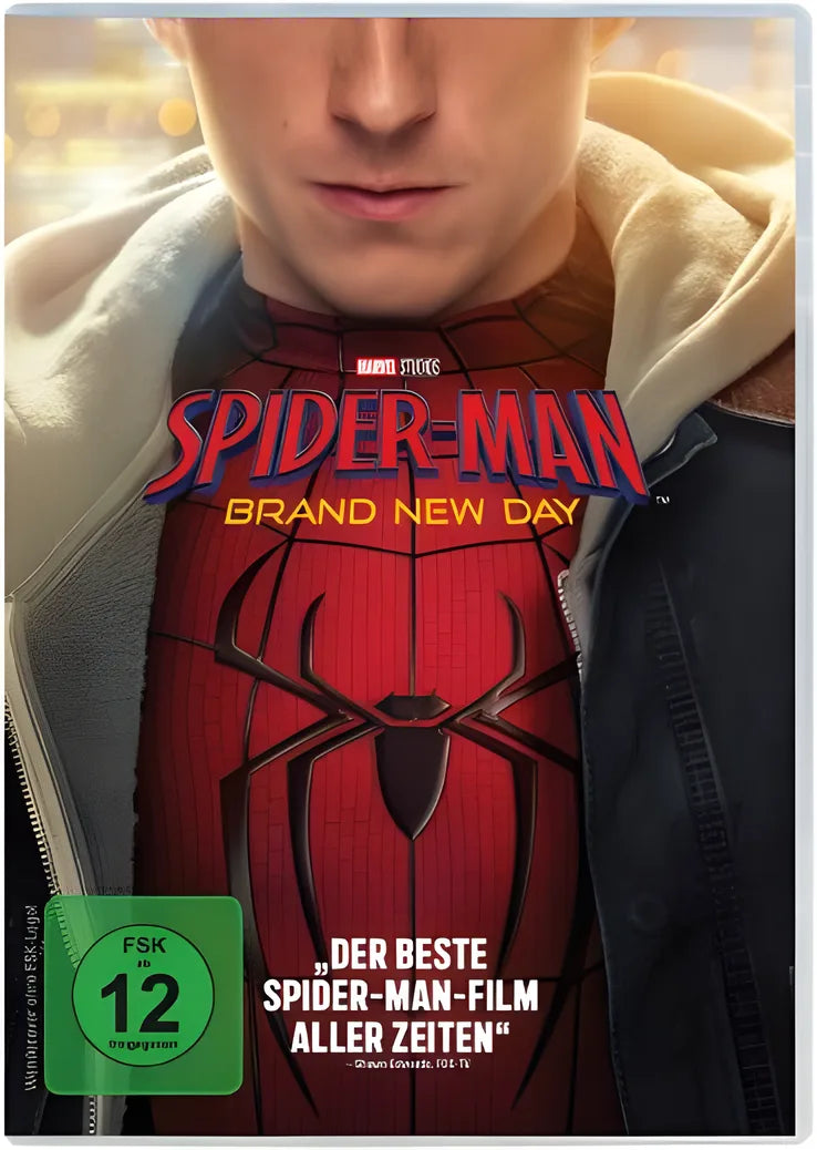 DVD-Cover: Spider-Man: Brand New Day. Regie: Destin Daniel Cretton