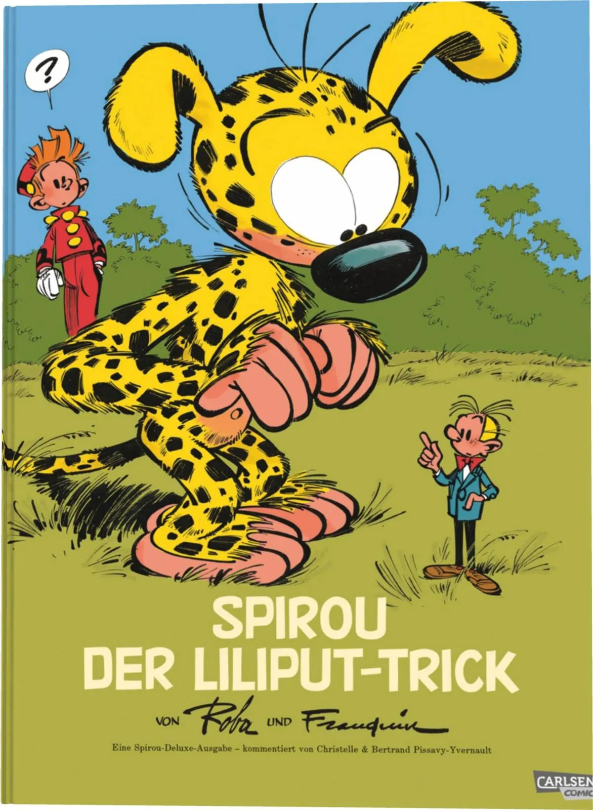Buchcover von 'Spirou Deluxe Der Liliput-Trick' - Gebundene Ausgabe von André Franquin